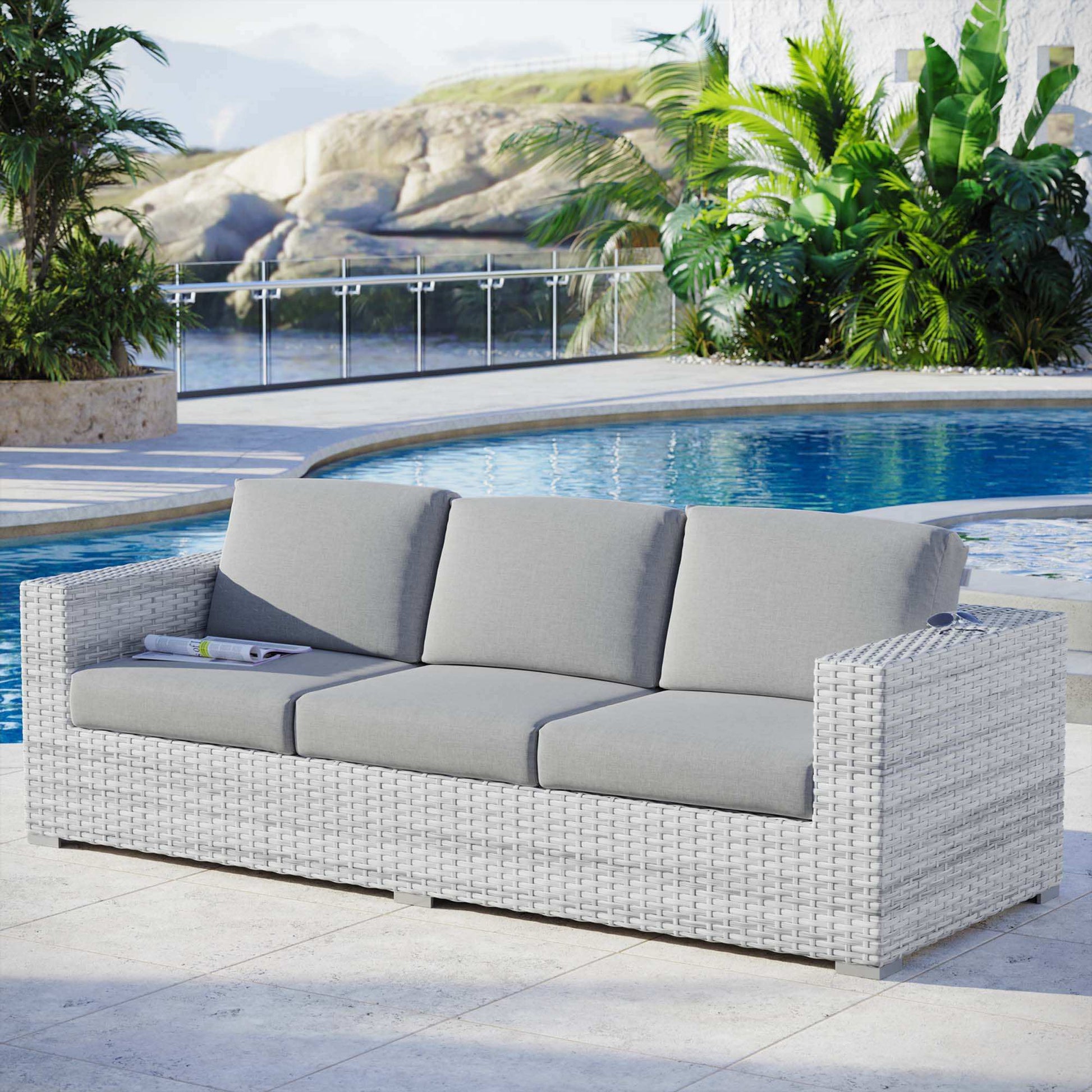 Convene Outdoor Patio Sofa by Modway - Best Buy Furniture