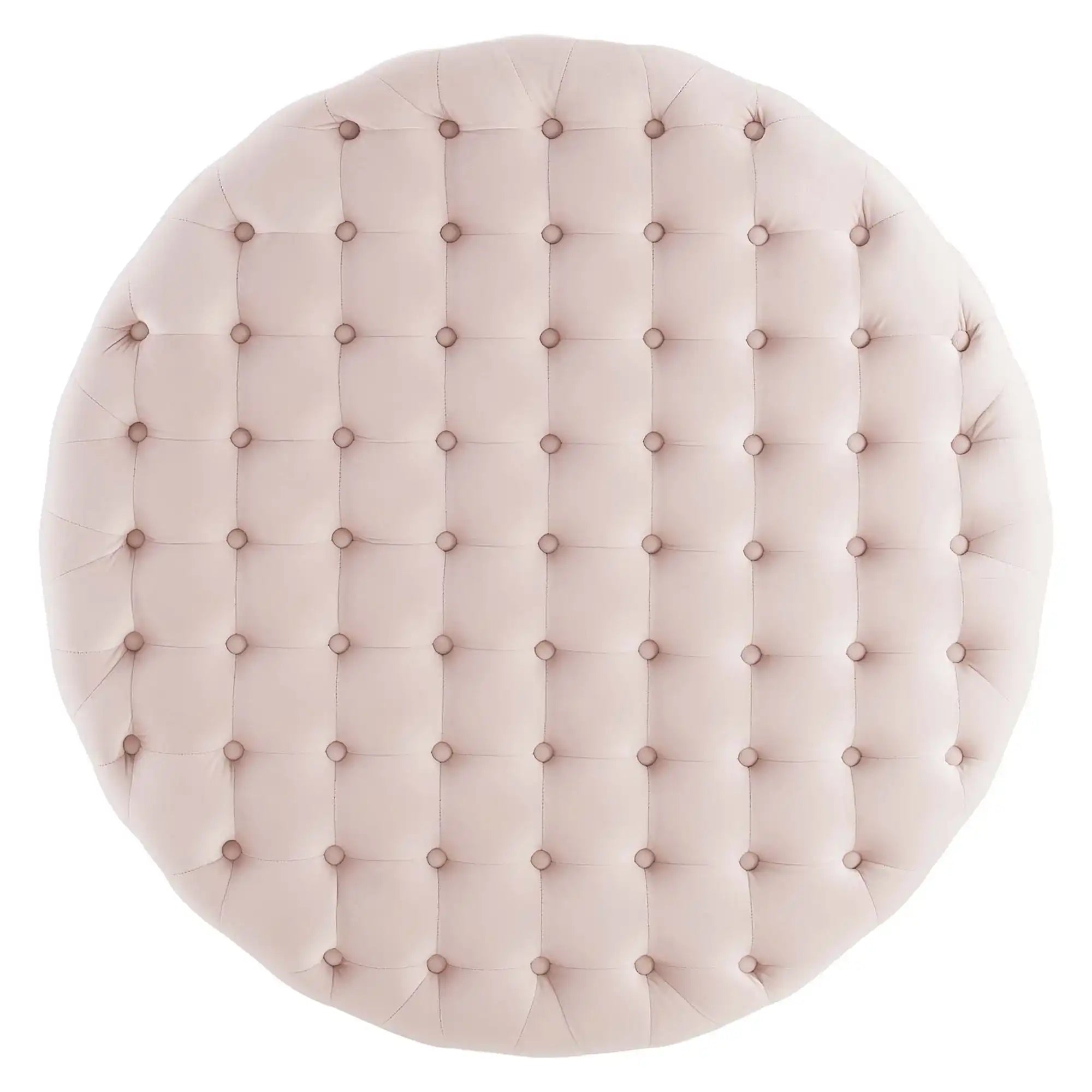 Ensconce Tufted Performance Velvet Round Ottoman by Modway - Best Buy Furniture