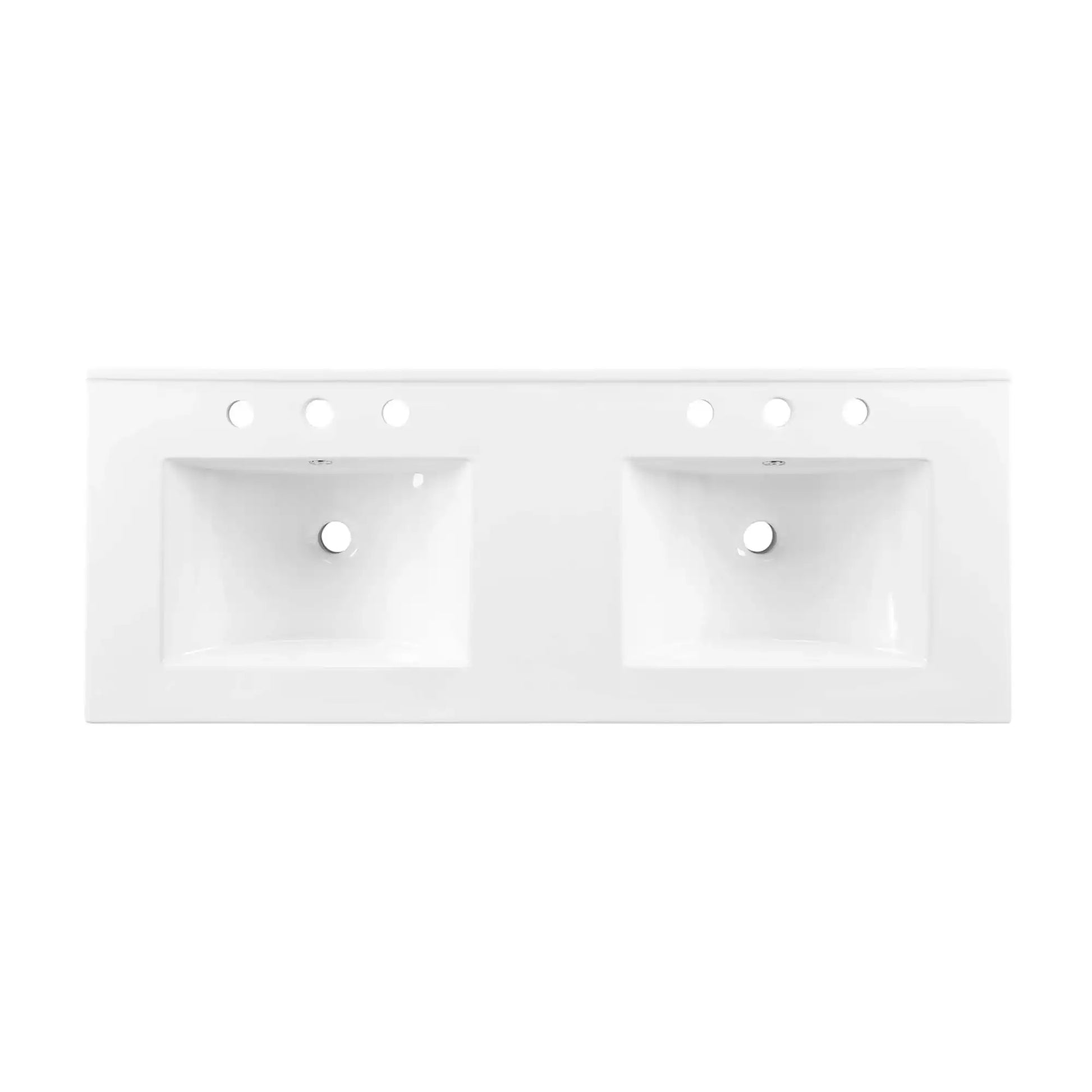 Cayman 48" Double Basin Bathroom Sink by Modway - Best Buy Furniture