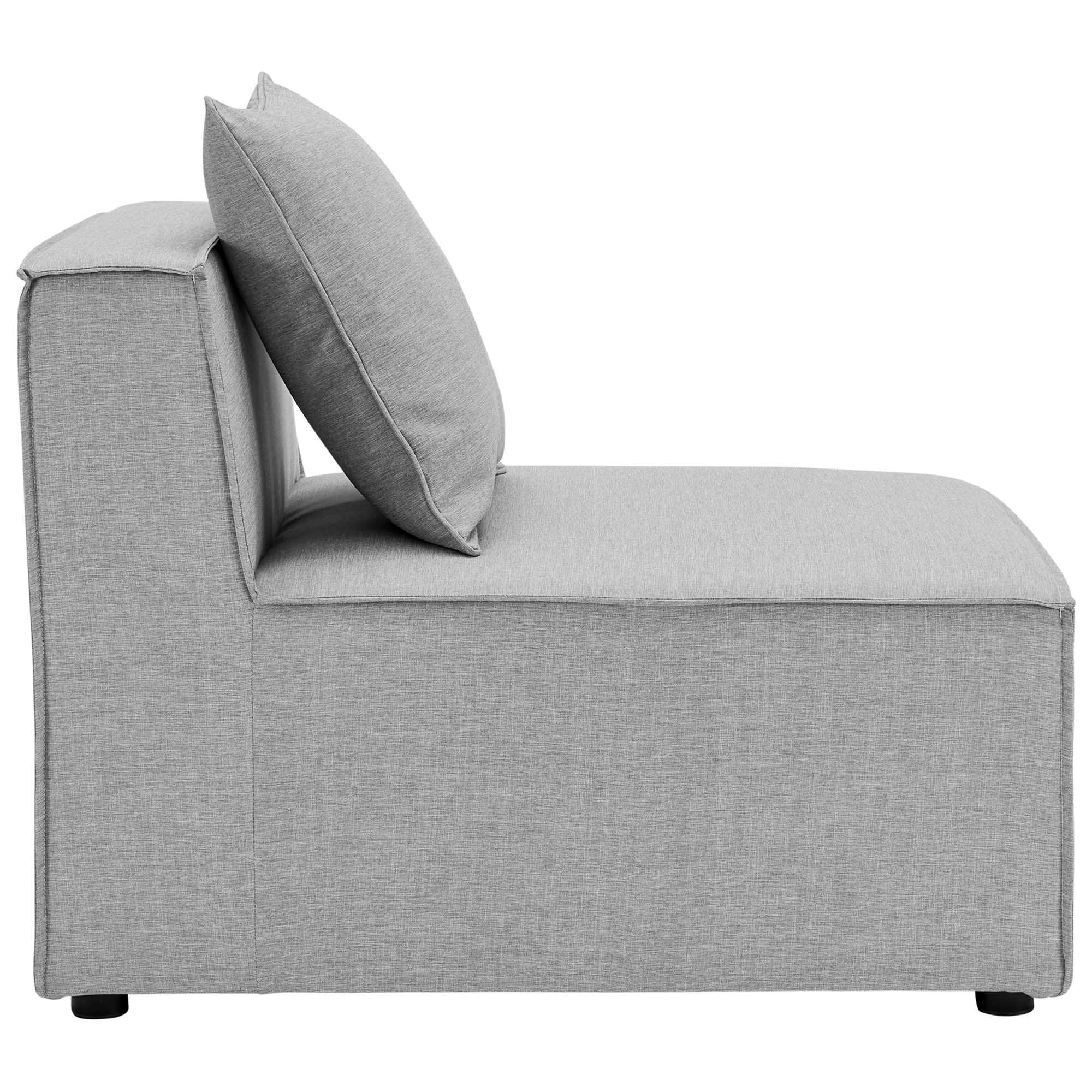 Saybrook 3-Piece Outdoor Patio Upholstered Sectional Sofa by Modway - Best Buy Furniture