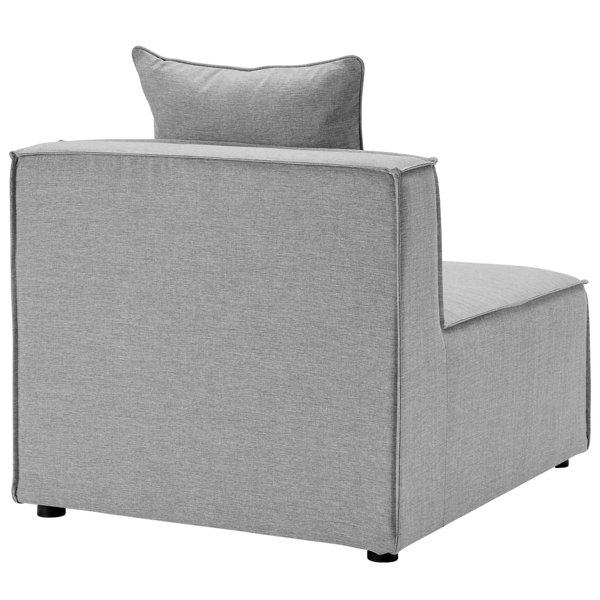 Saybrook 3-Piece Outdoor Patio Upholstered Sectional Sofa by Modway - Best Buy Furniture