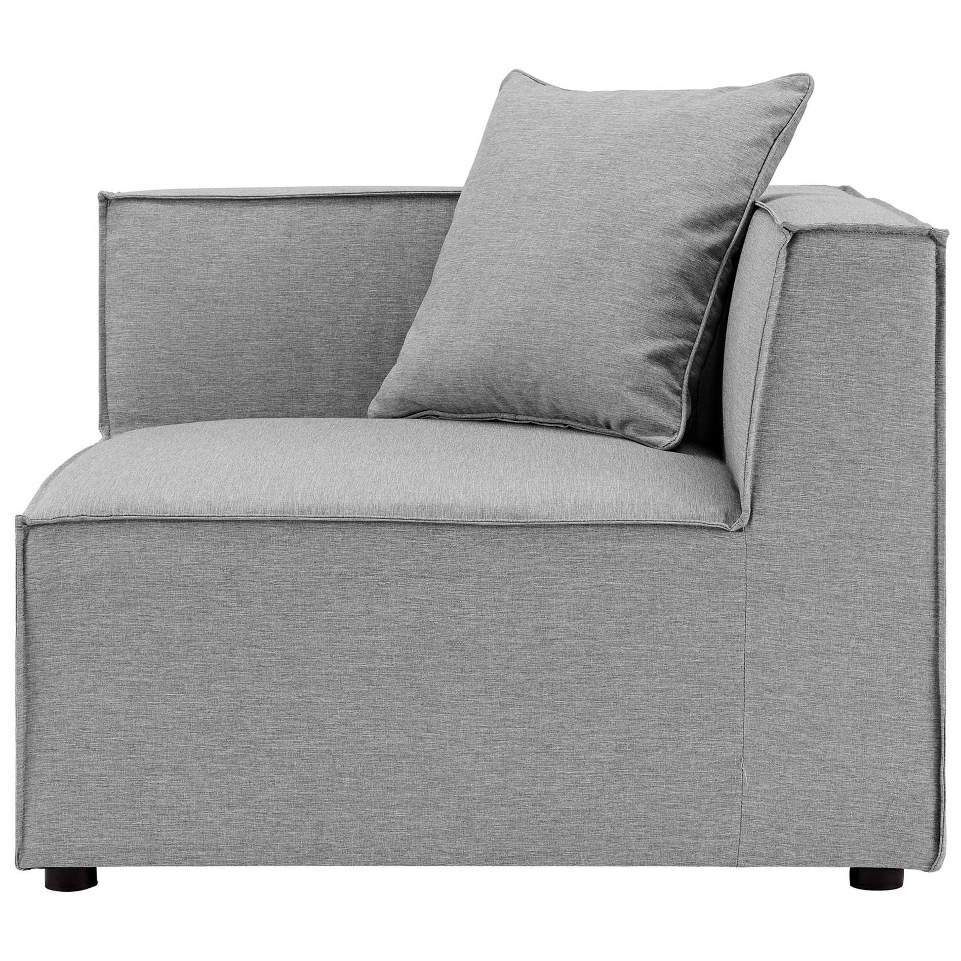 Saybrook 4-Piece Outdoor Patio Upholstered Sectional Sofa by Modway - Best Buy Furniture