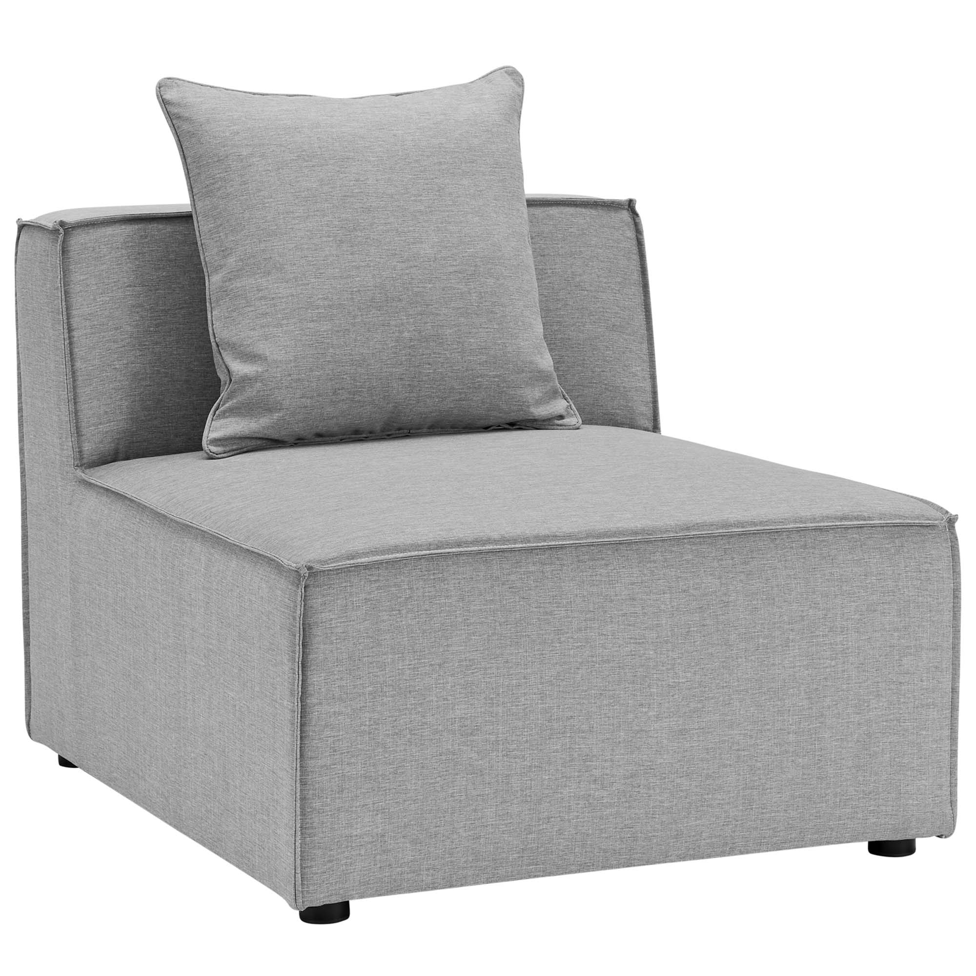 Saybrook 4-Piece Outdoor Patio Upholstered Sectional Sofa by Modway - Best Buy Furniture