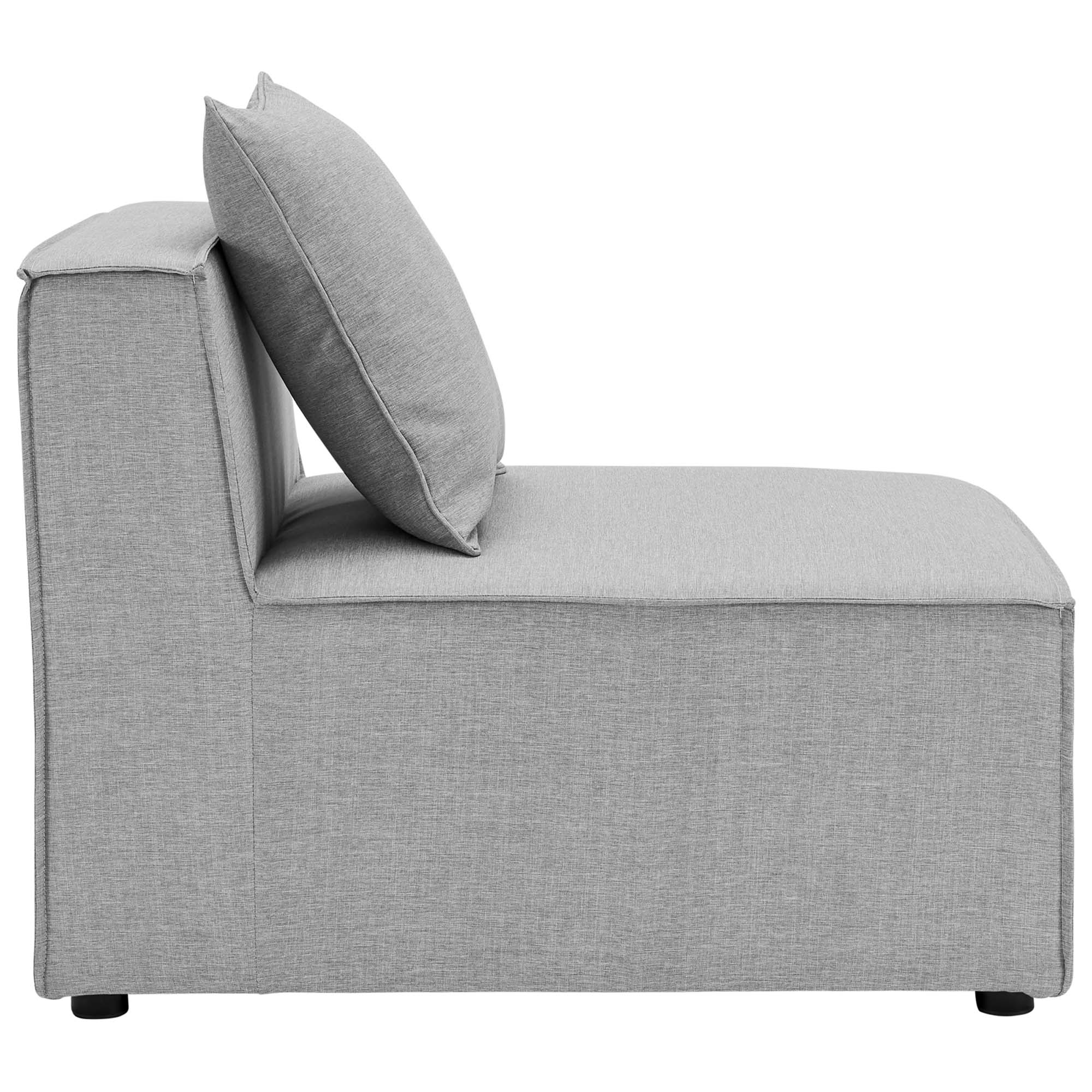 Saybrook 4-Piece Outdoor Patio Upholstered Sectional Sofa by Modway - Best Buy Furniture