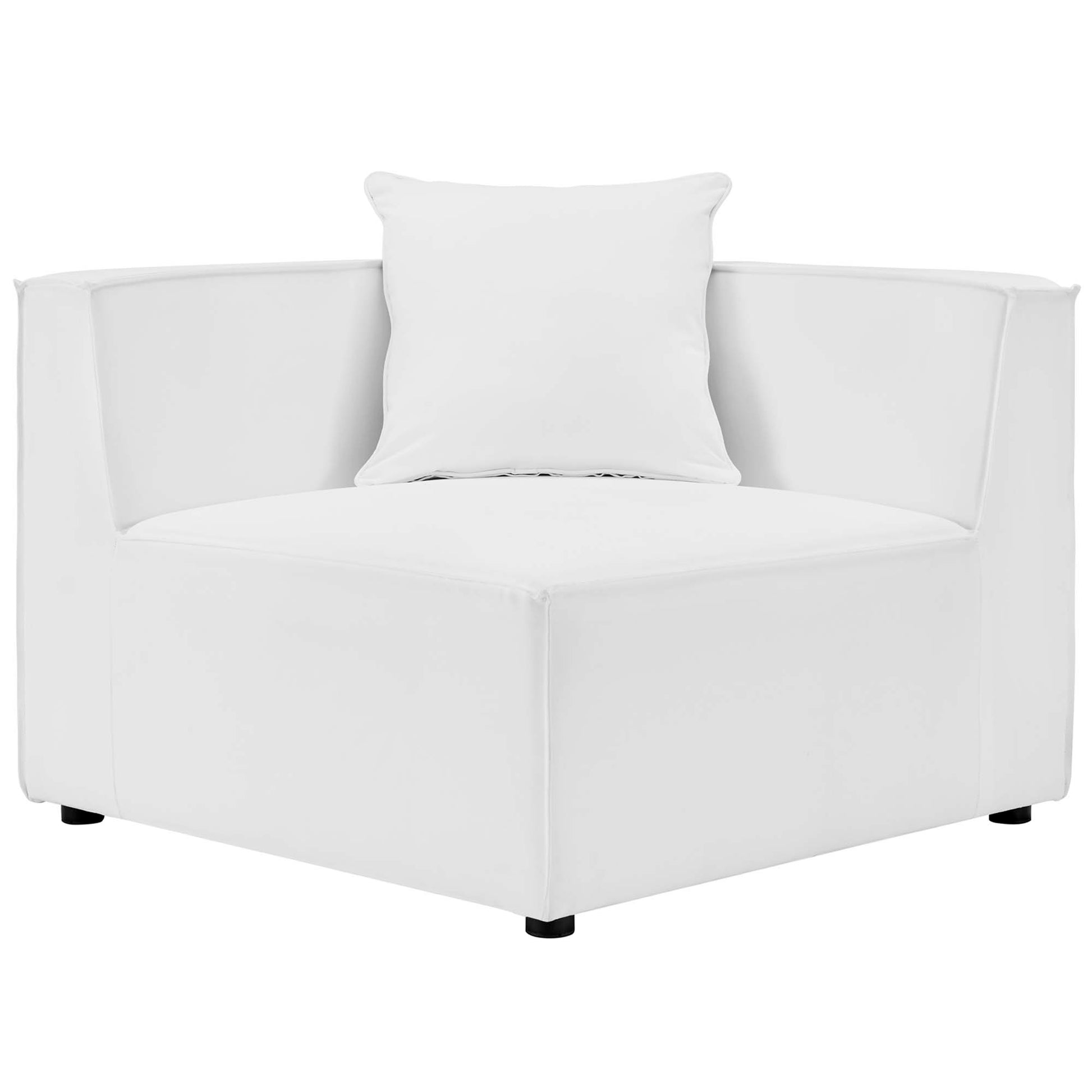 Saybrook 4-Piece Outdoor Patio Upholstered Sectional Sofa by Modway - Best Buy Furniture