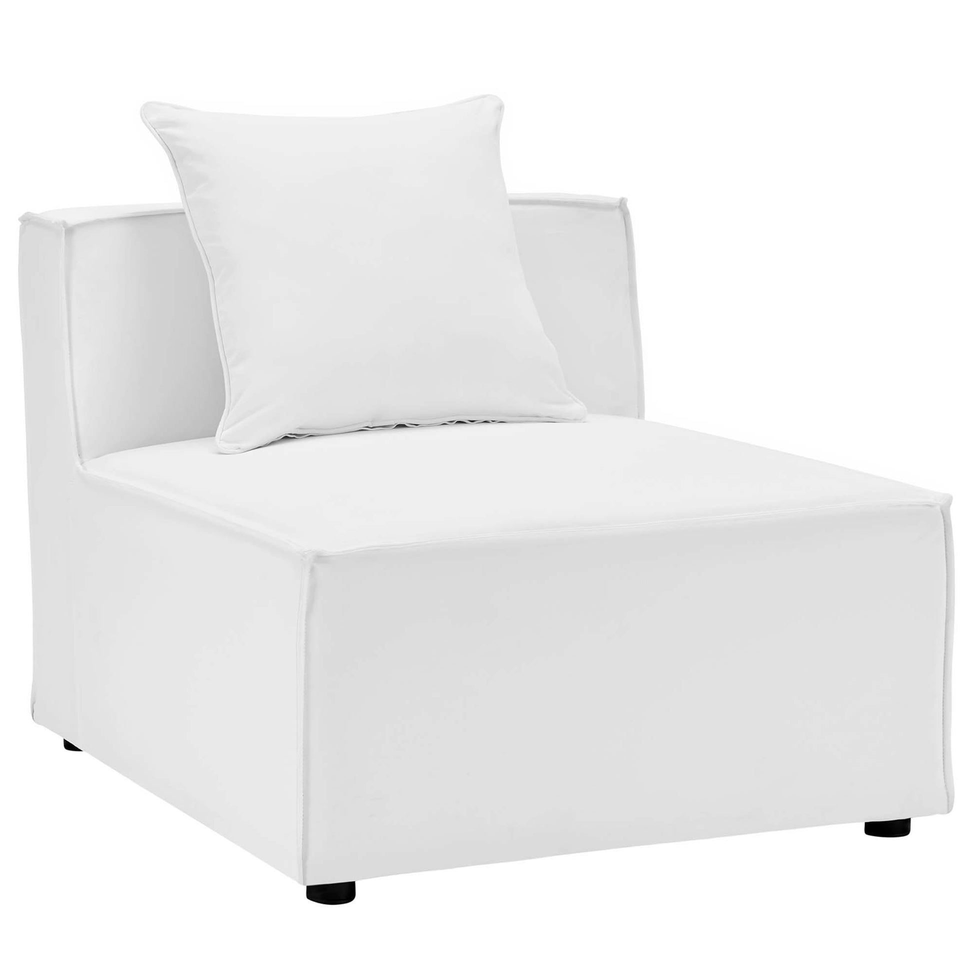 Saybrook 4-Piece Outdoor Patio Upholstered Sectional Sofa by Modway - Best Buy Furniture