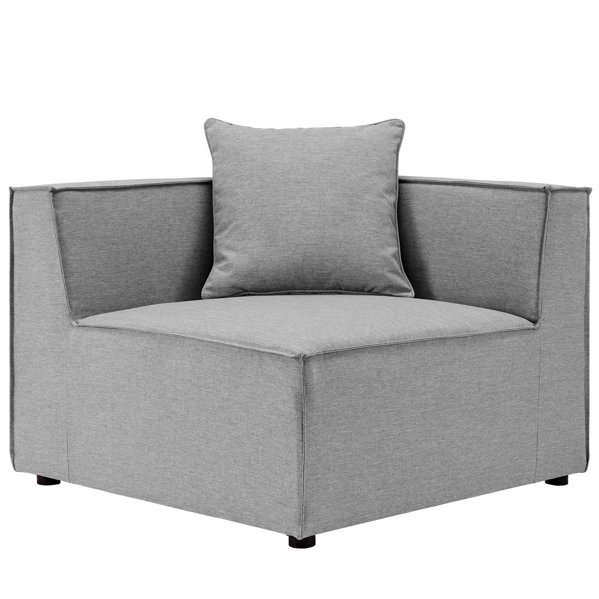 Saybrook 4-Piece Outdoor Patio Upholstered Sectional Sofa by Modway - Best Buy Furniture