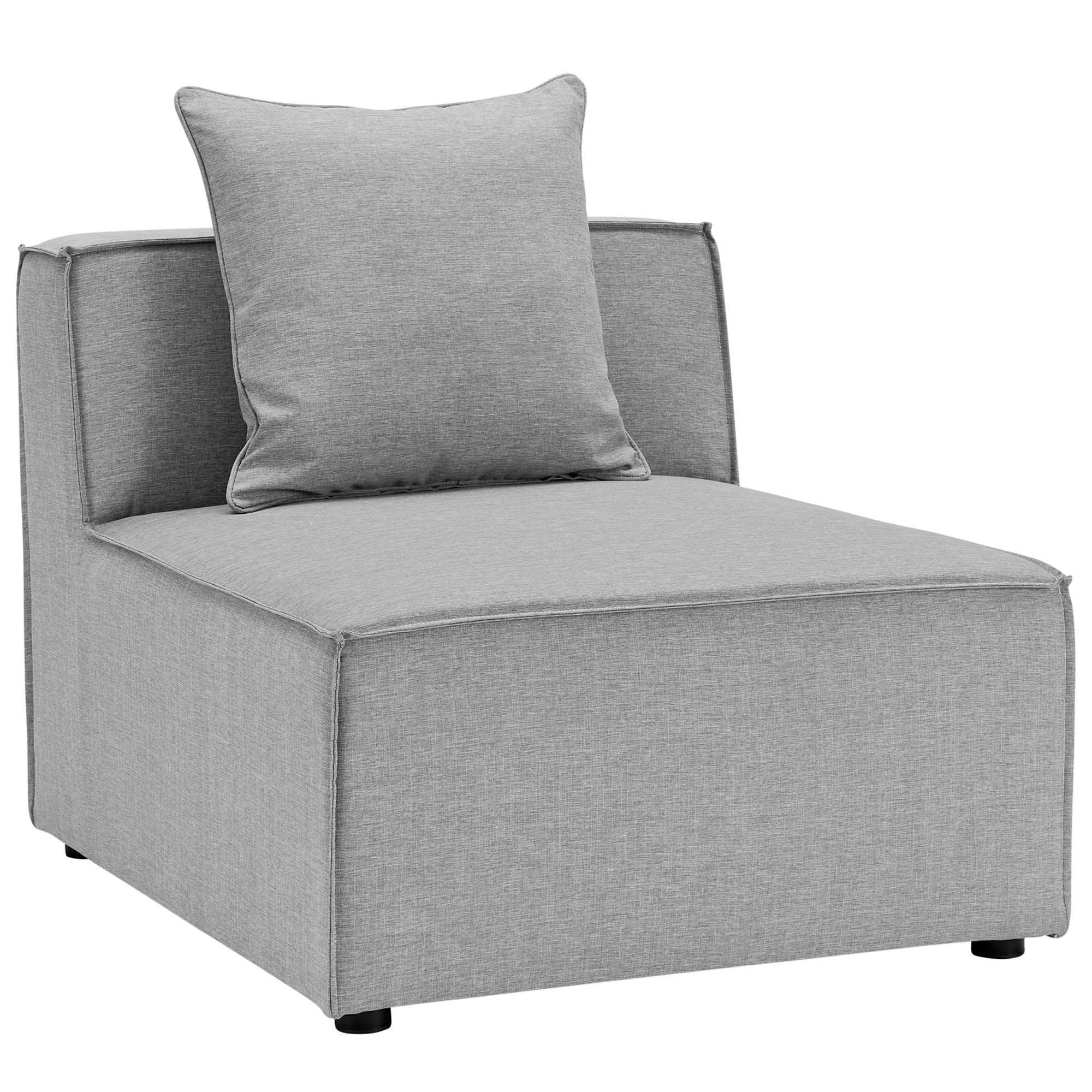 Saybrook 5-Piece Outdoor Patio Upholstered Sectional Sofa by Modway - Best Buy Furniture