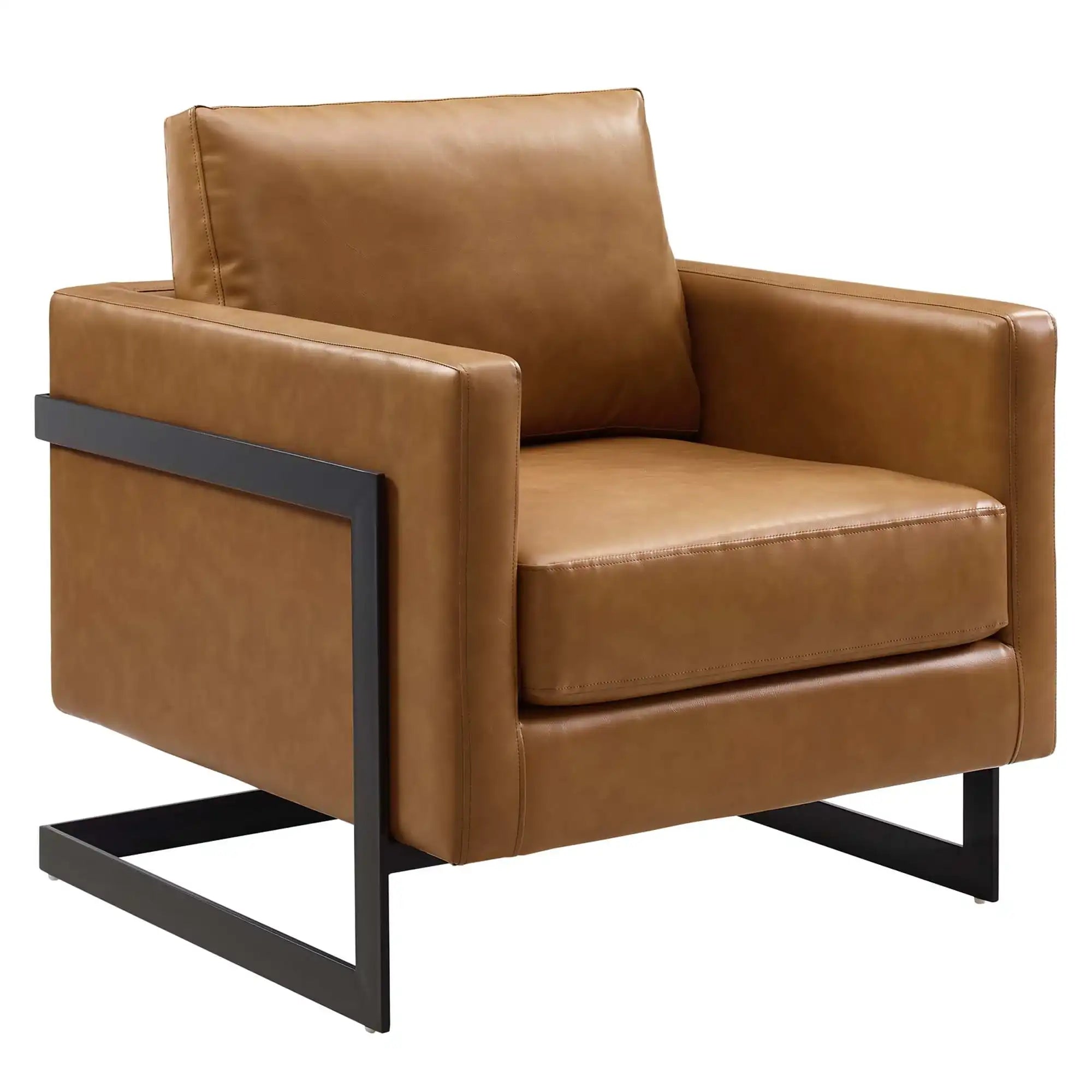 Posse Vegan Leather Accent Chair by Modway - Best Buy Furniture