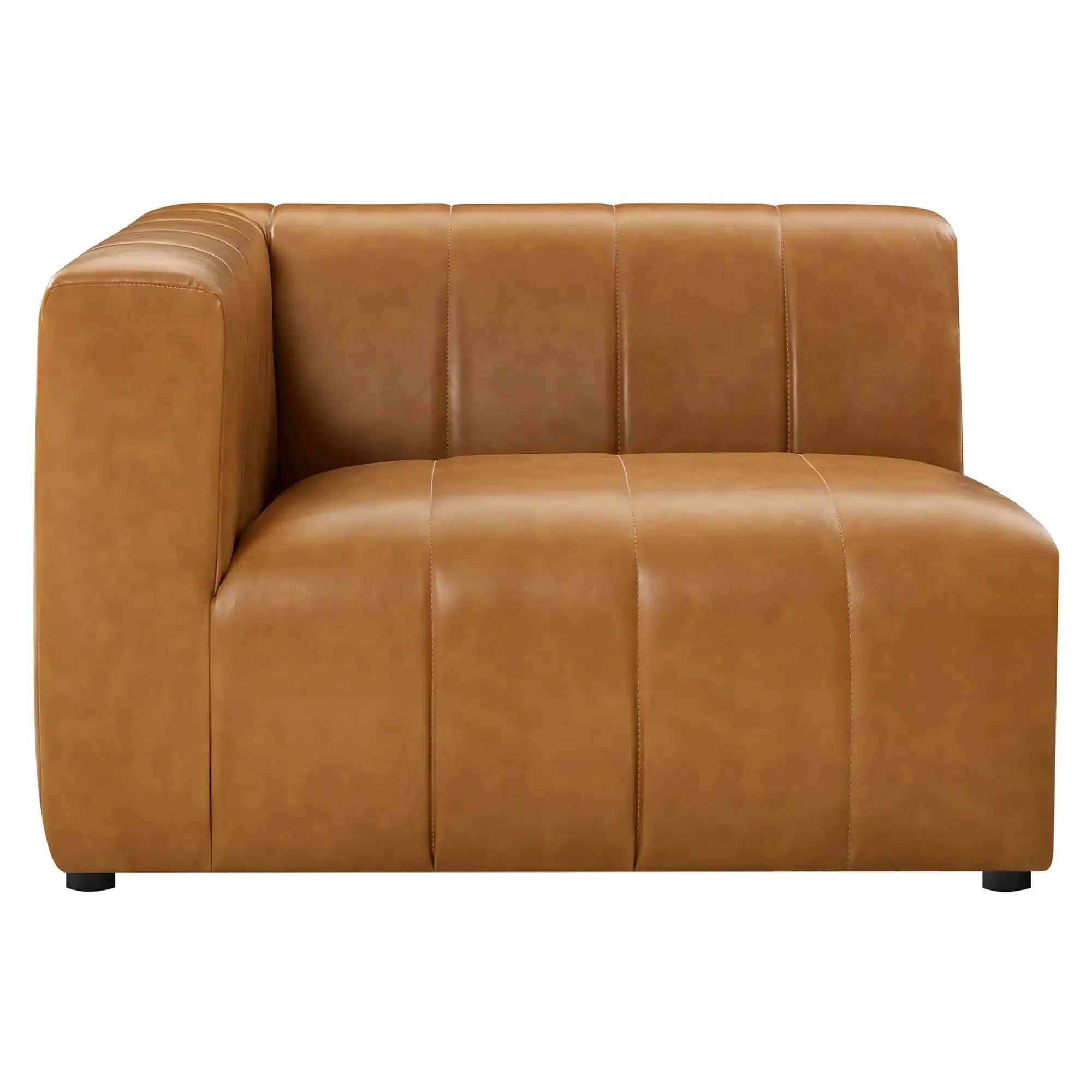 Bartlett Vegan Leather Left-Arm Chair by Modway - Best Buy Furniture