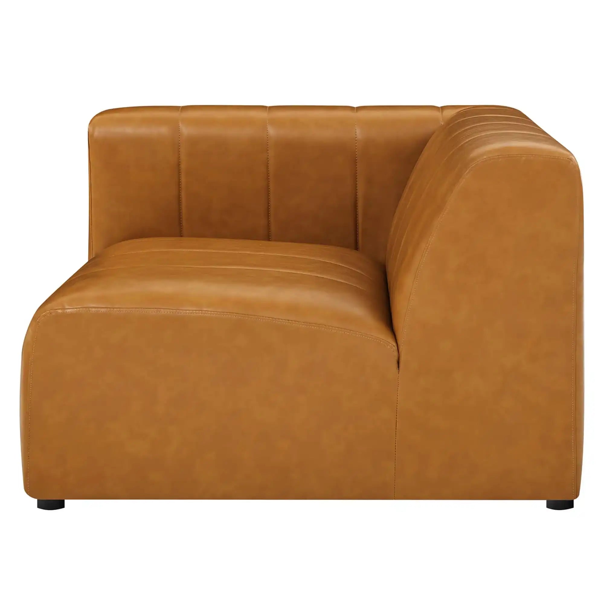 Bartlett Vegan Leather Left-Arm Chair by Modway - Best Buy Furniture