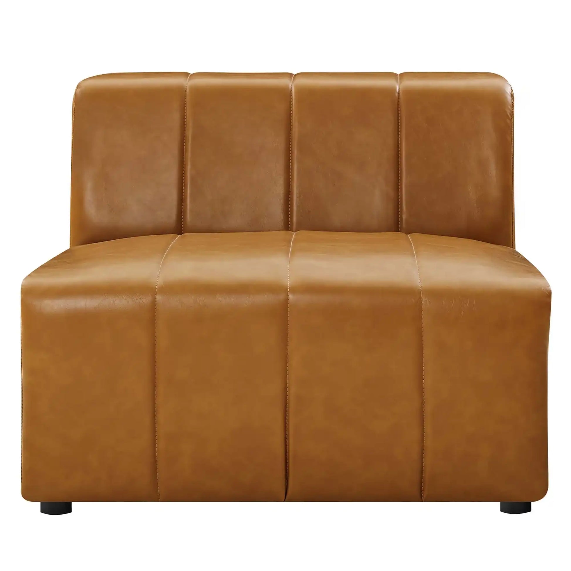 Bartlett Vegan Leather Armless Chair by Modway - Best Buy Furniture