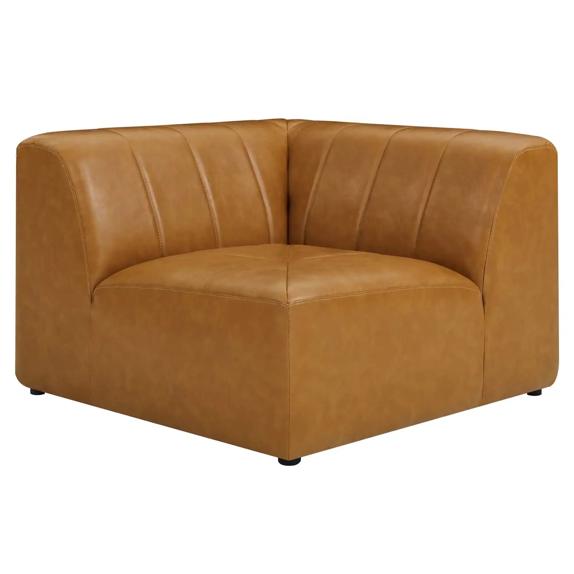Bartlett Vegan Leather Corner Chair by Modway - Best Buy Furniture