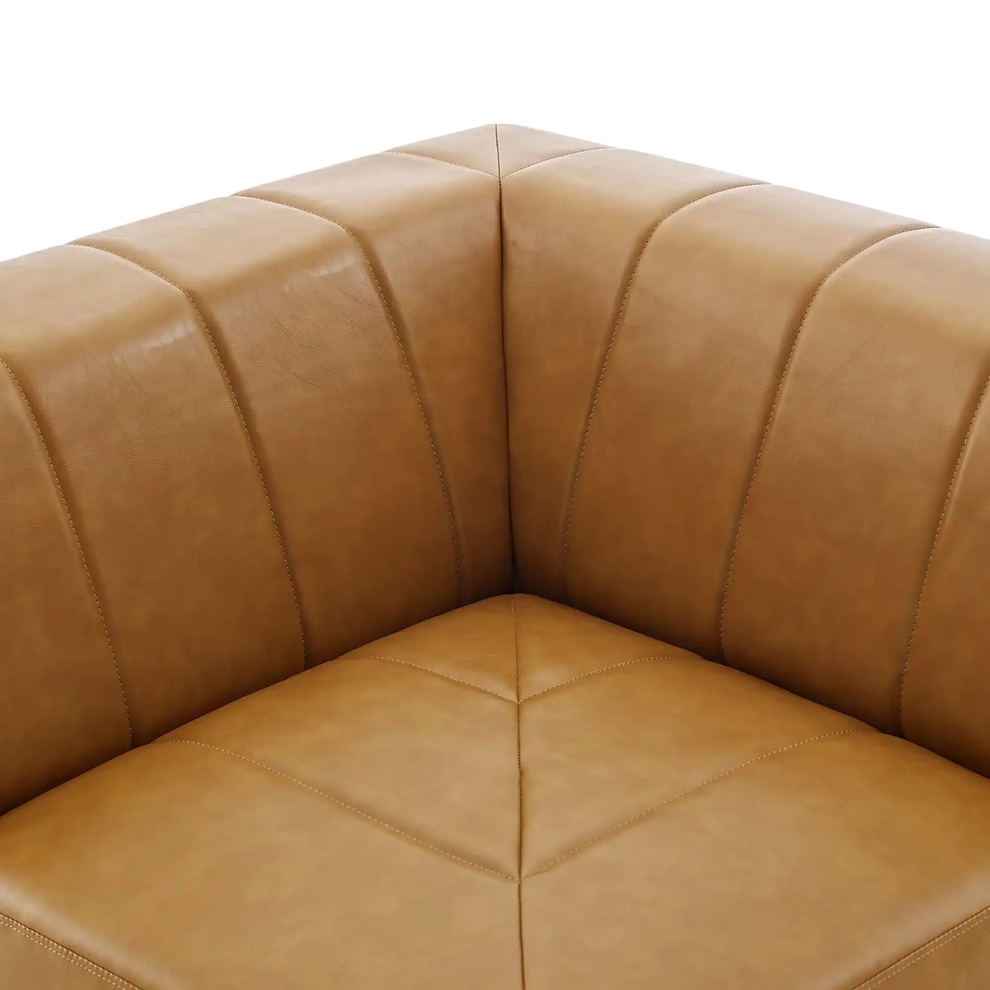 Bartlett Vegan Leather Corner Chair by Modway - Best Buy Furniture
