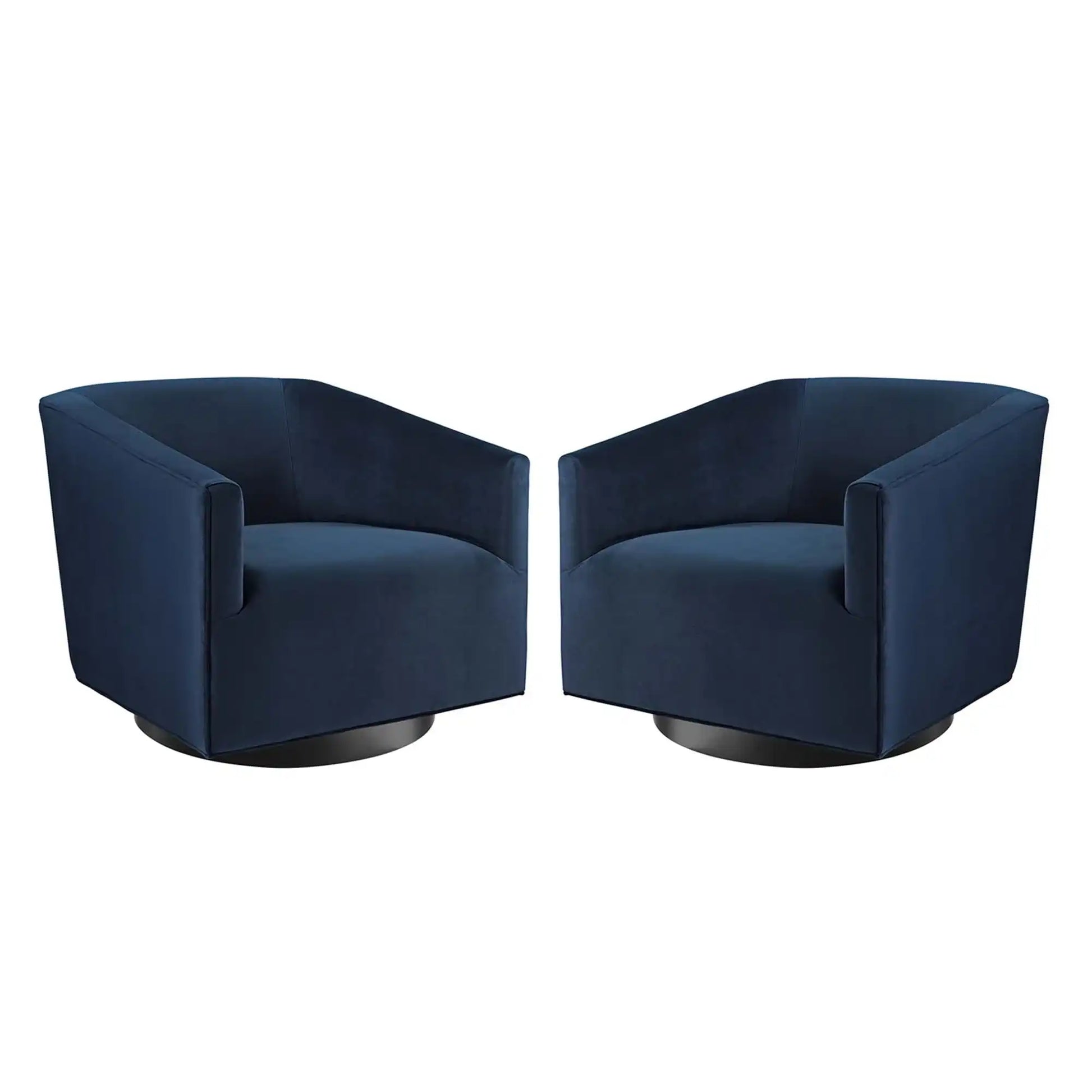 Twist Performance Velvet Swivel Chair Set of 2 by Modway - Best Buy Furniture