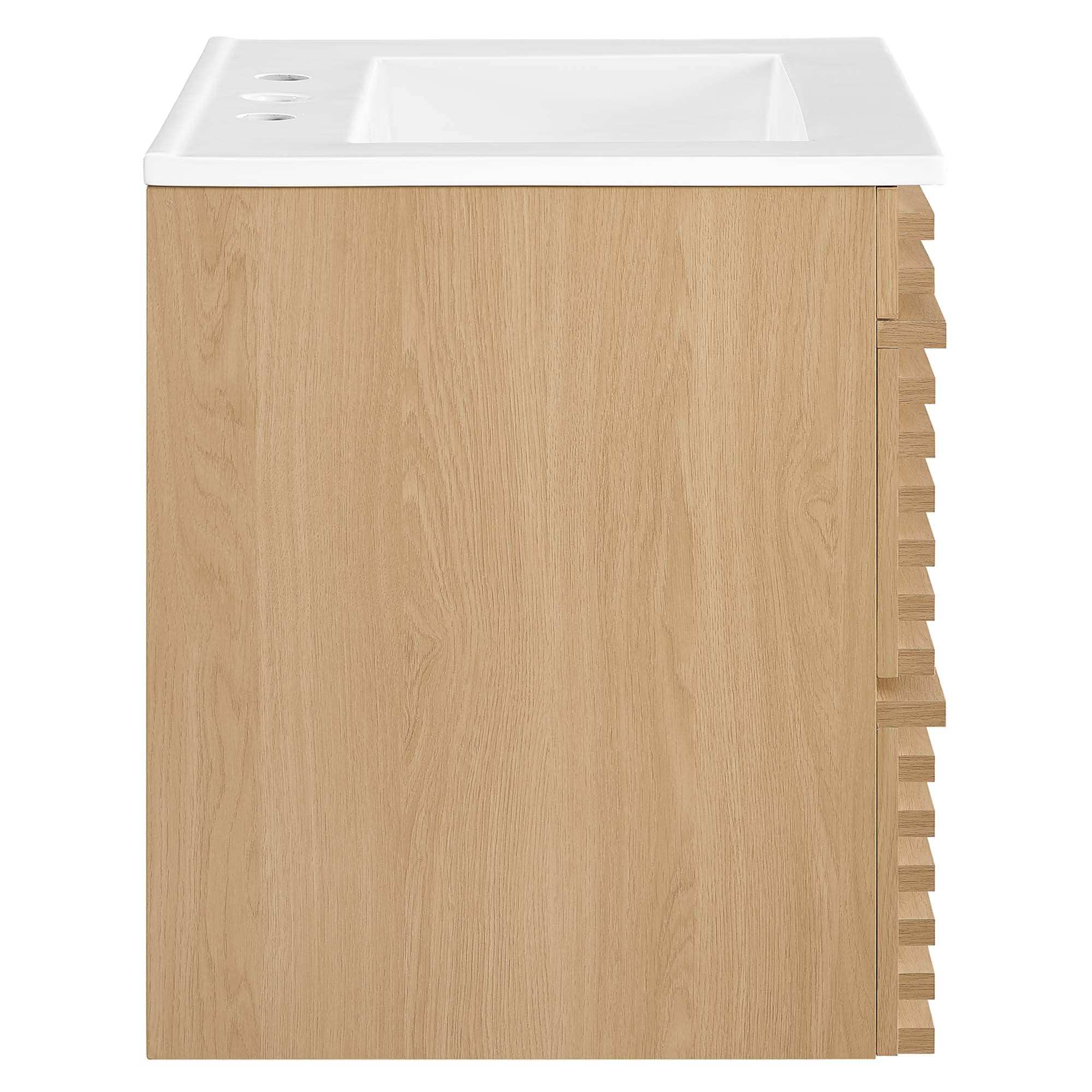 Render 24" Wall-Mount Bathroom Vanity by Modway - Best Buy Furniture