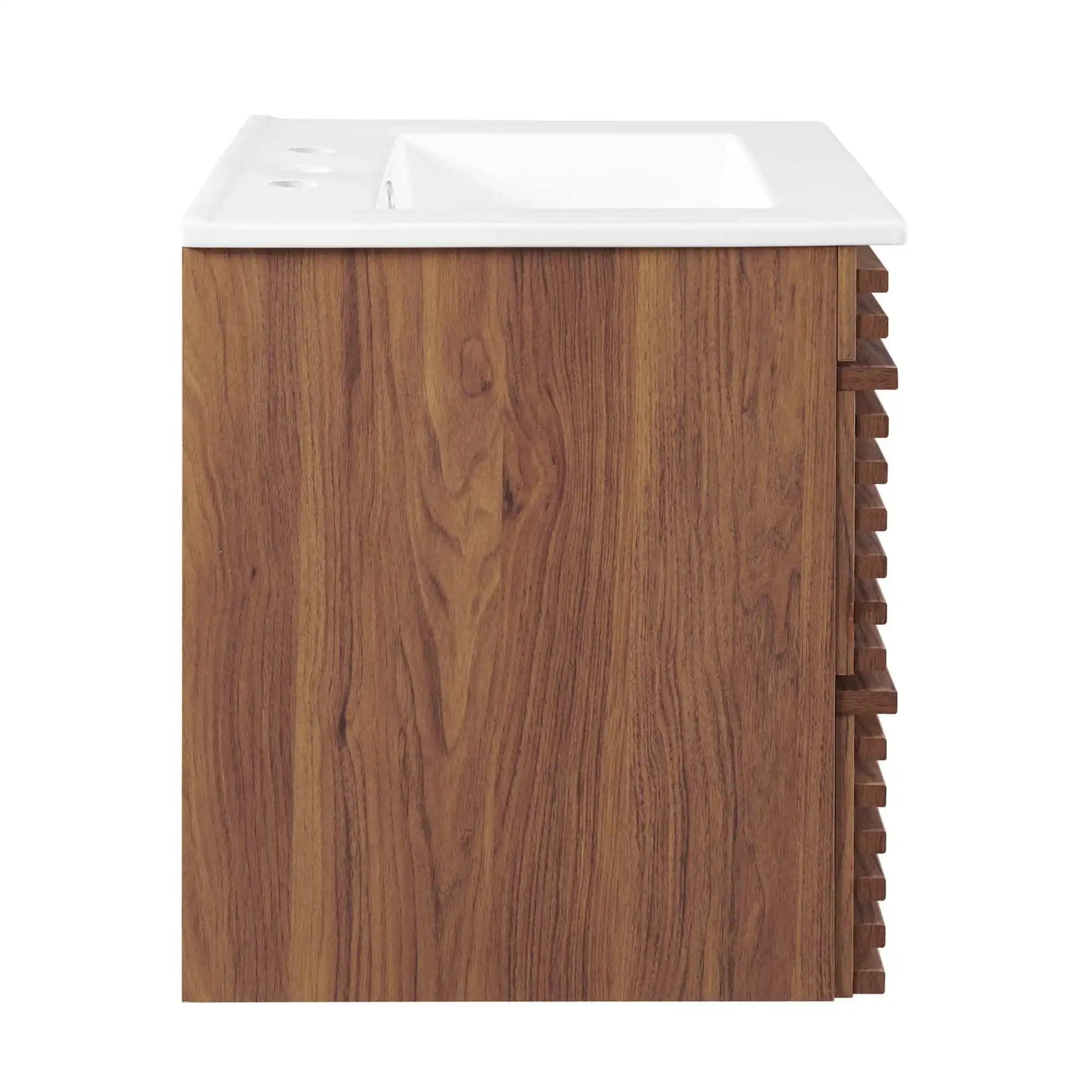Render 24" Wall-Mount Bathroom Vanity by Modway - Best Buy Furniture
