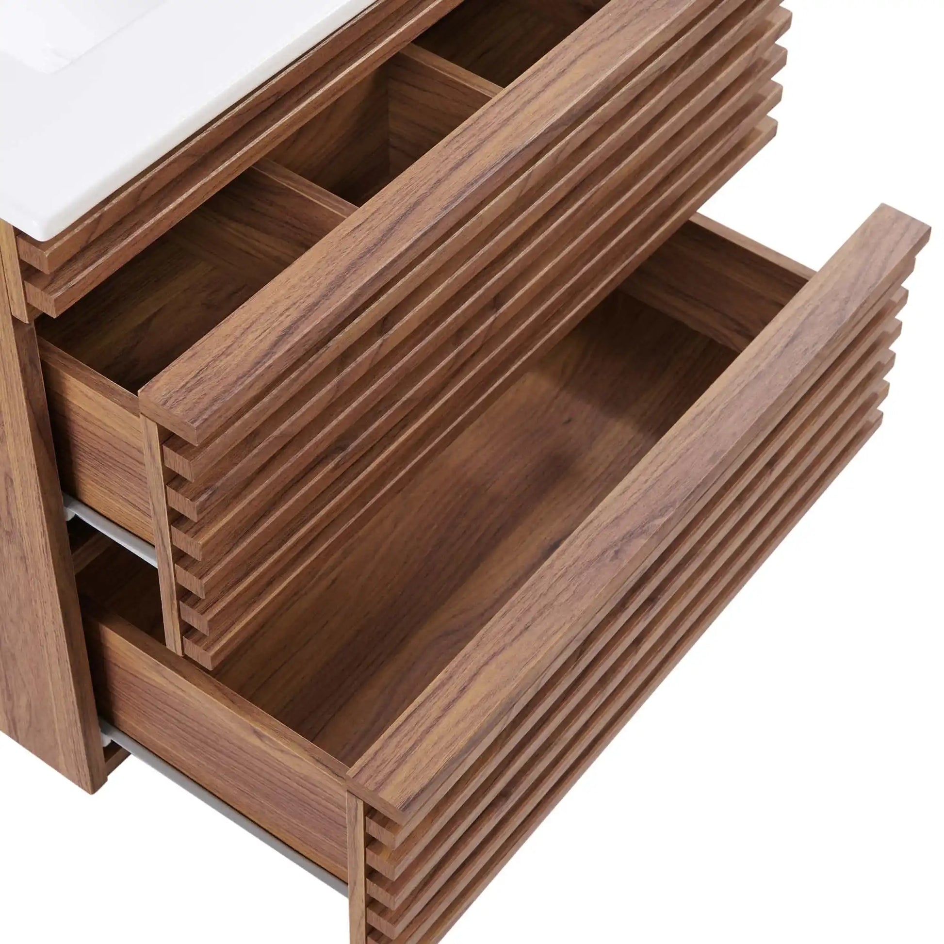 Render 24" Wall-Mount Bathroom Vanity by Modway - Best Buy Furniture