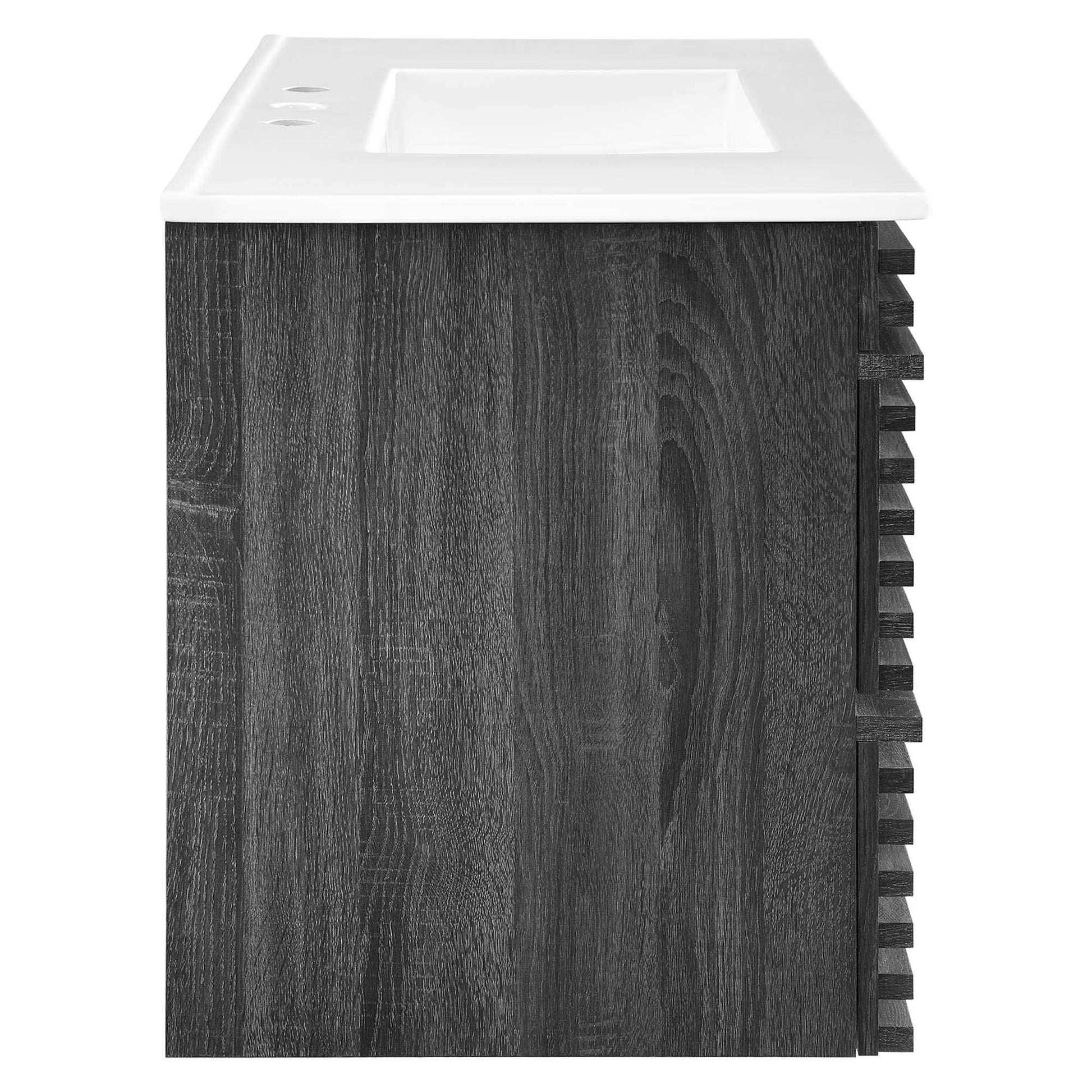 Render 36" Wall-Mount Bathroom Vanity by Modway - Best Buy Furniture