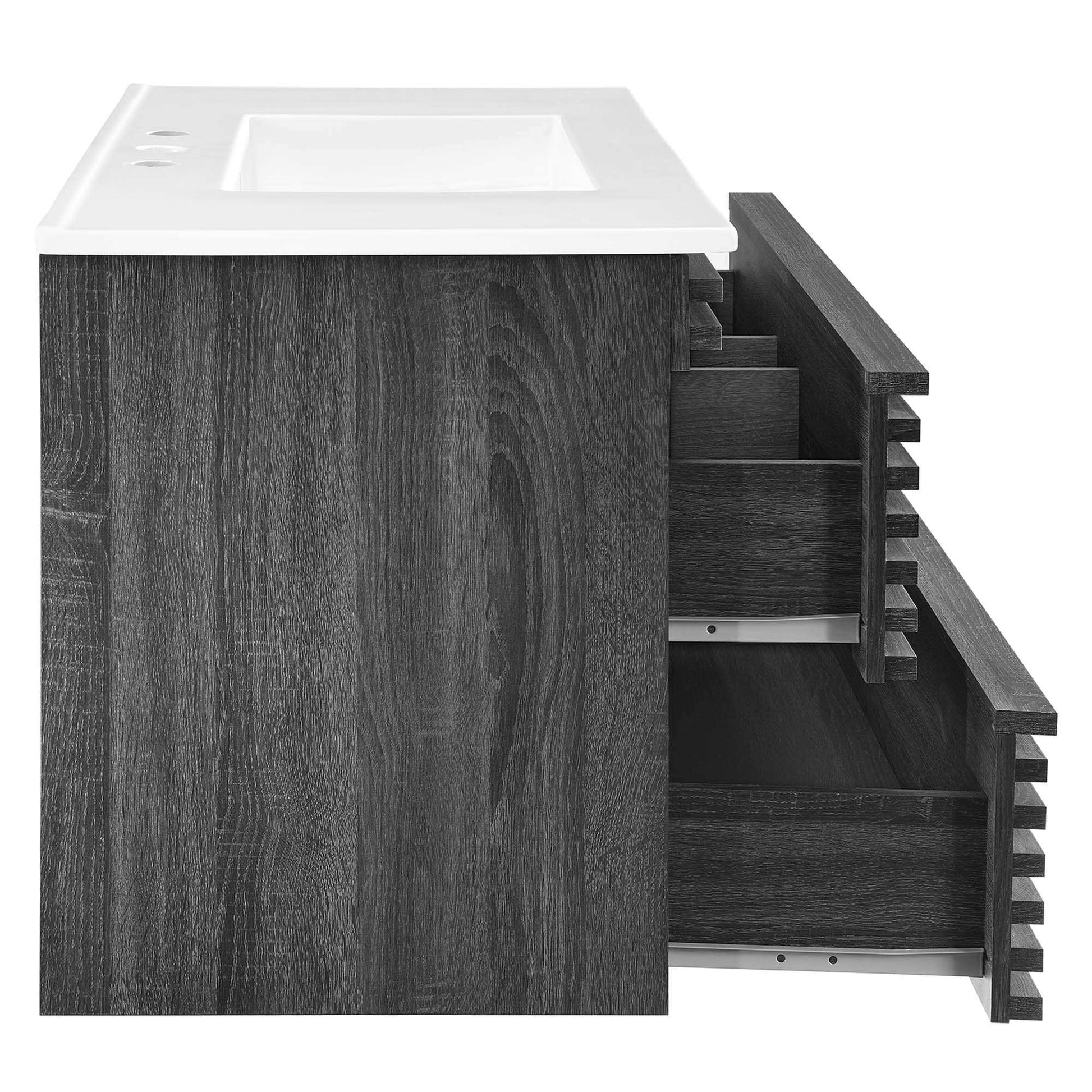 Render 36" Wall-Mount Bathroom Vanity by Modway - Best Buy Furniture