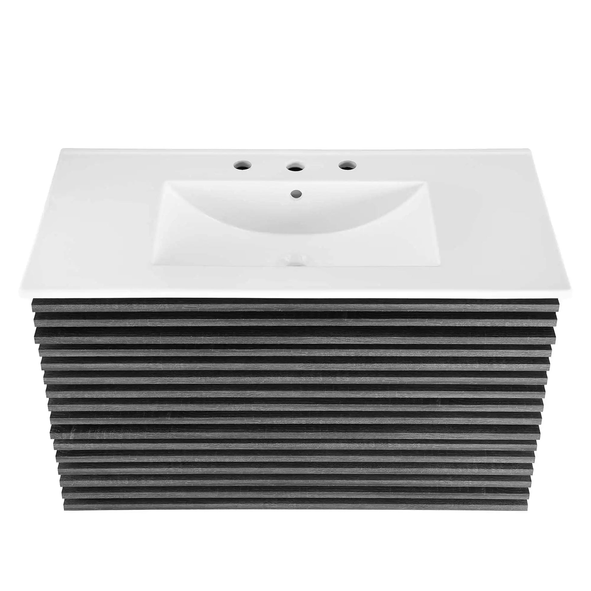 Render 36" Wall-Mount Bathroom Vanity by Modway - Best Buy Furniture