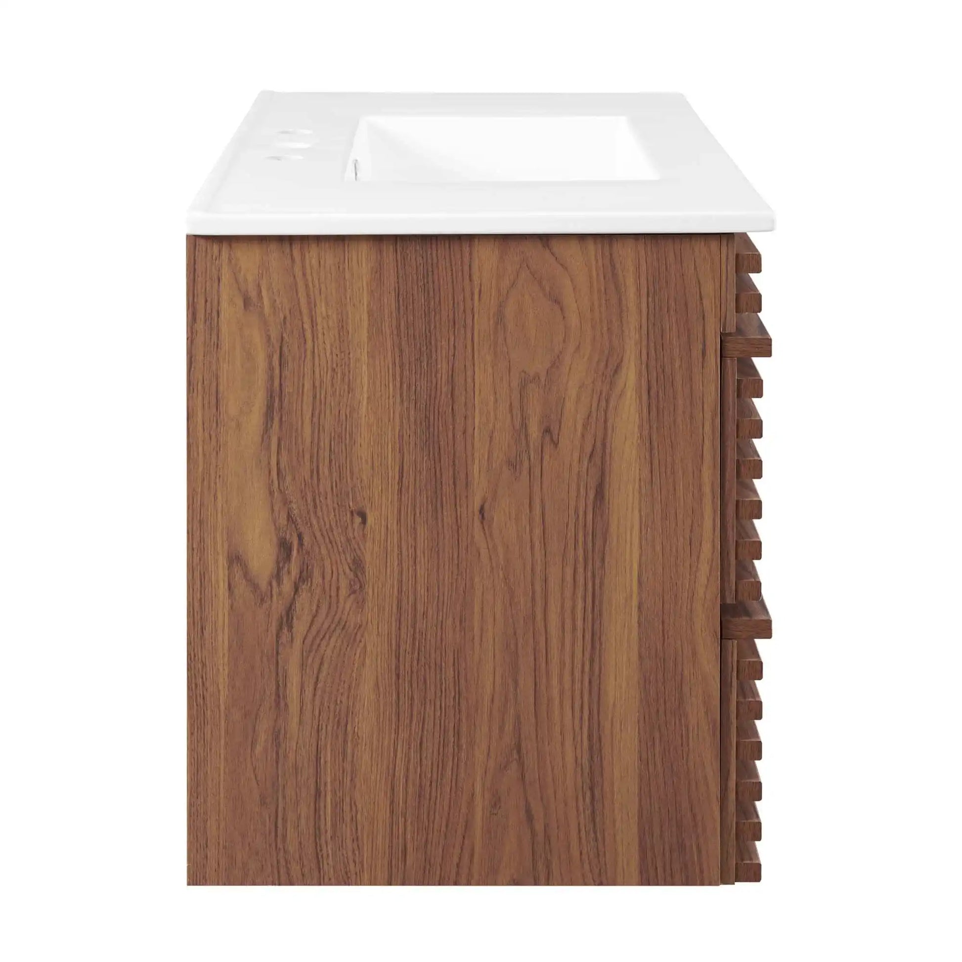 Render 36" Wall-Mount Bathroom Vanity by Modway - Best Buy Furniture