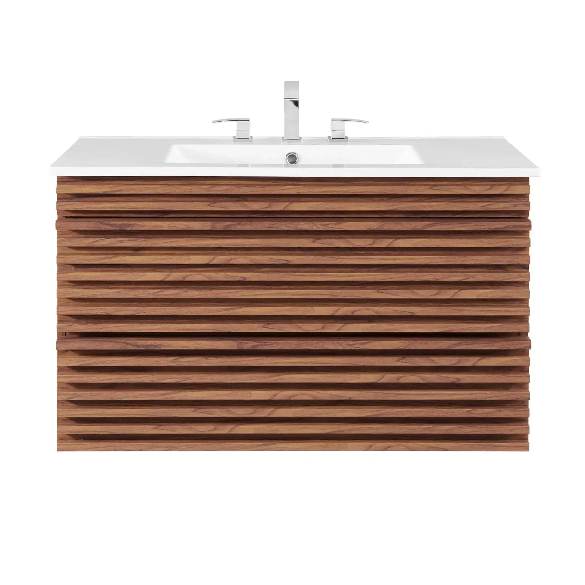 Render 36" Wall-Mount Bathroom Vanity by Modway - Best Buy Furniture