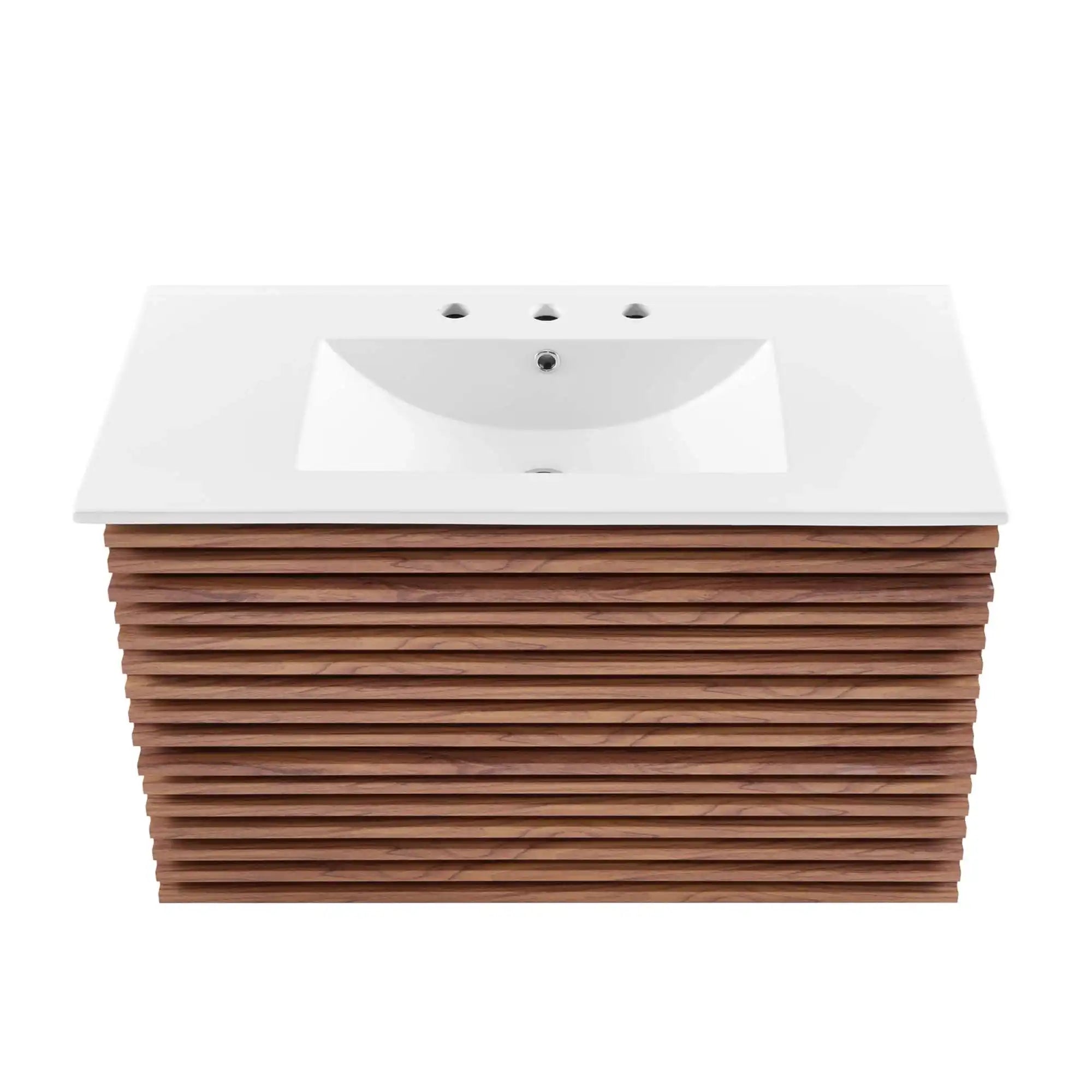 Render 36" Wall-Mount Bathroom Vanity by Modway - Best Buy Furniture
