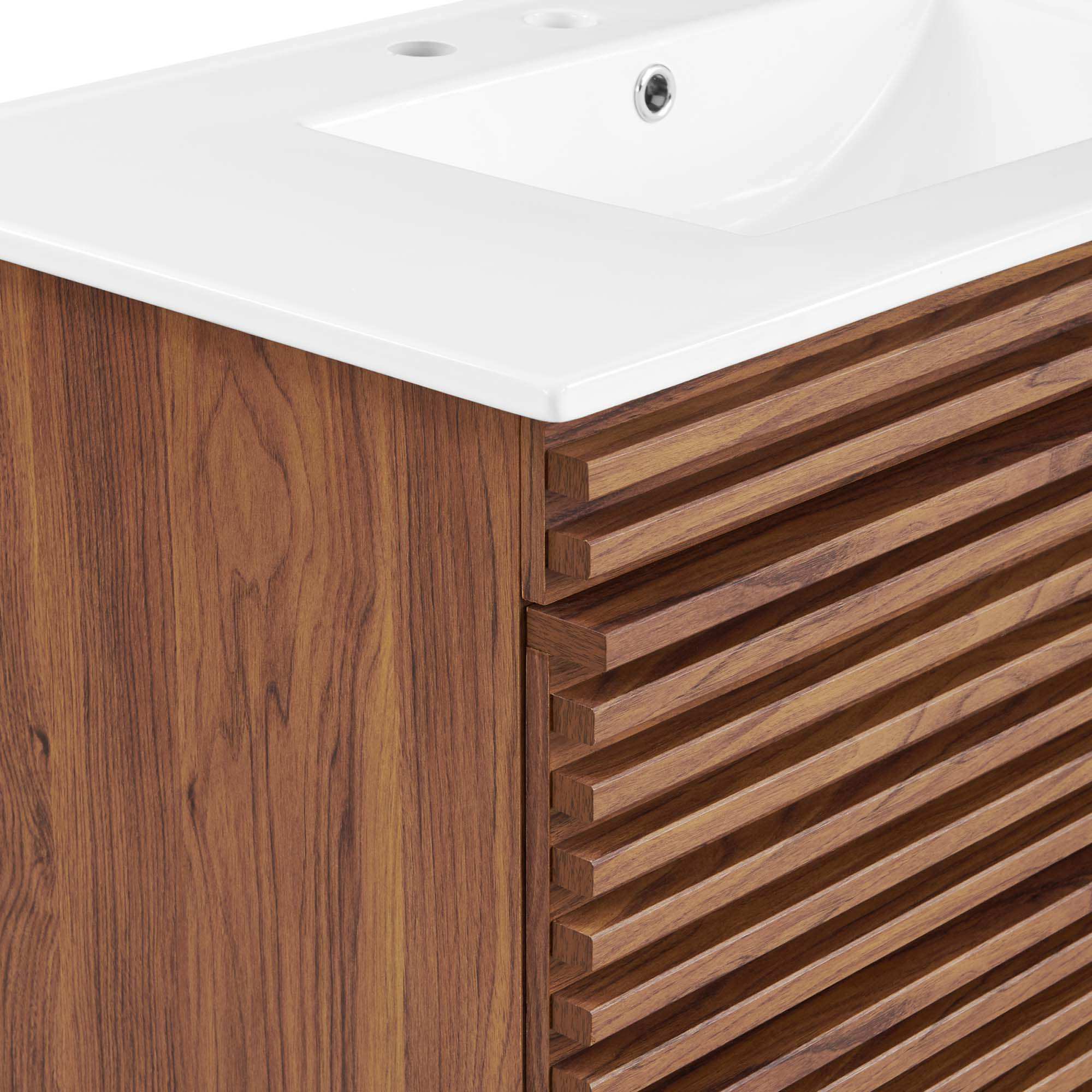 Render 36" Wall-Mount Bathroom Vanity by Modway - Best Buy Furniture
