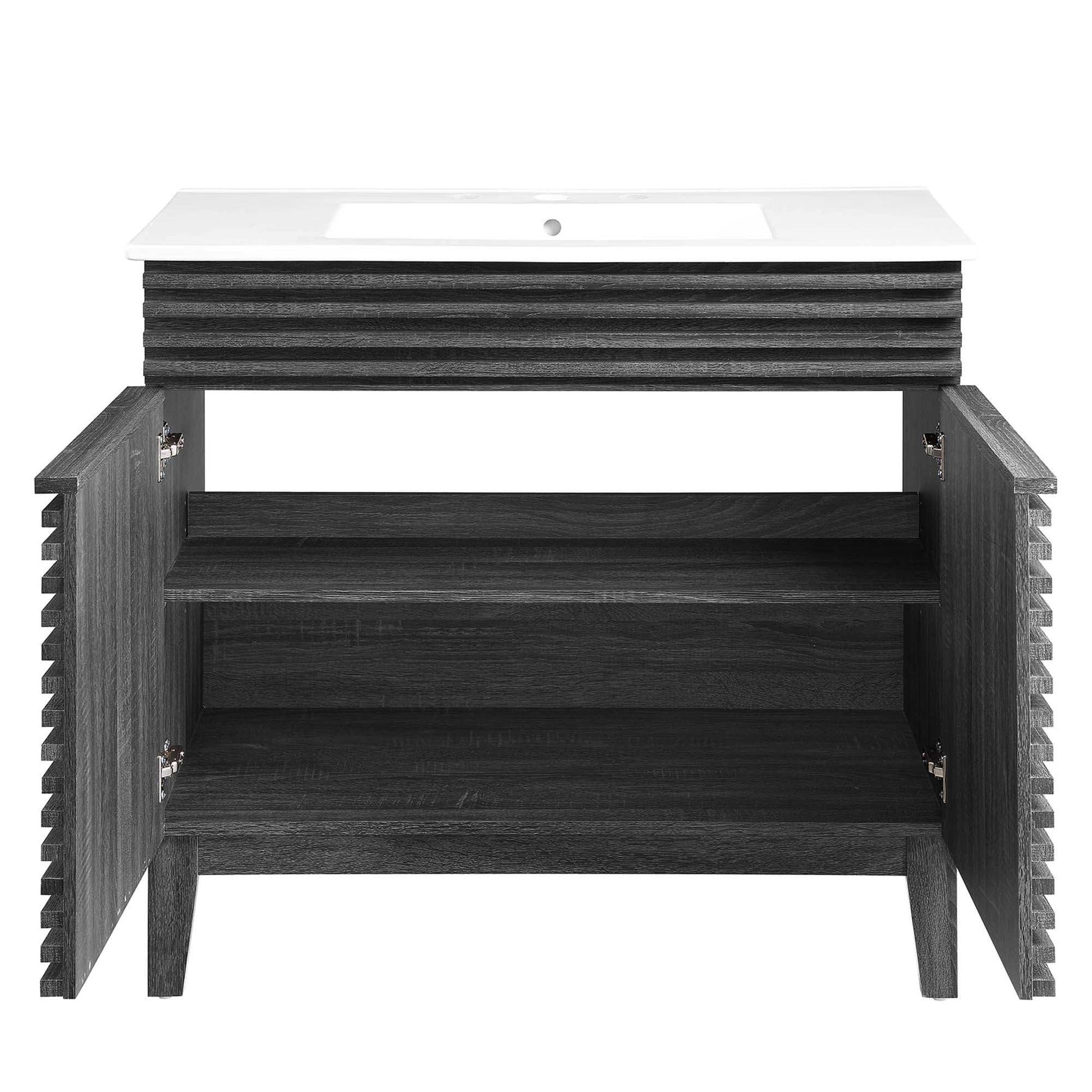 Render 36" Bathroom Vanity by Modway - Best Buy Furniture