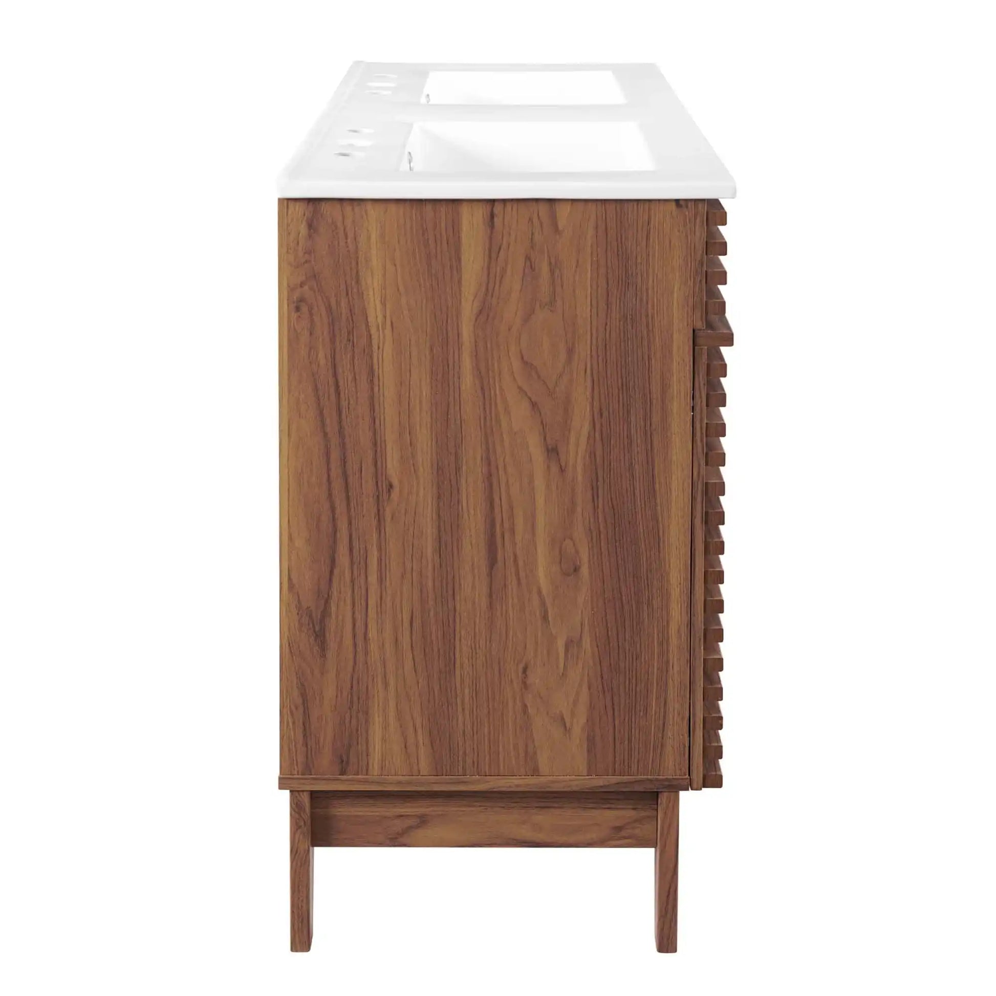 Render 48" Double Sink Bathroom Vanity by Modway - Best Buy Furniture