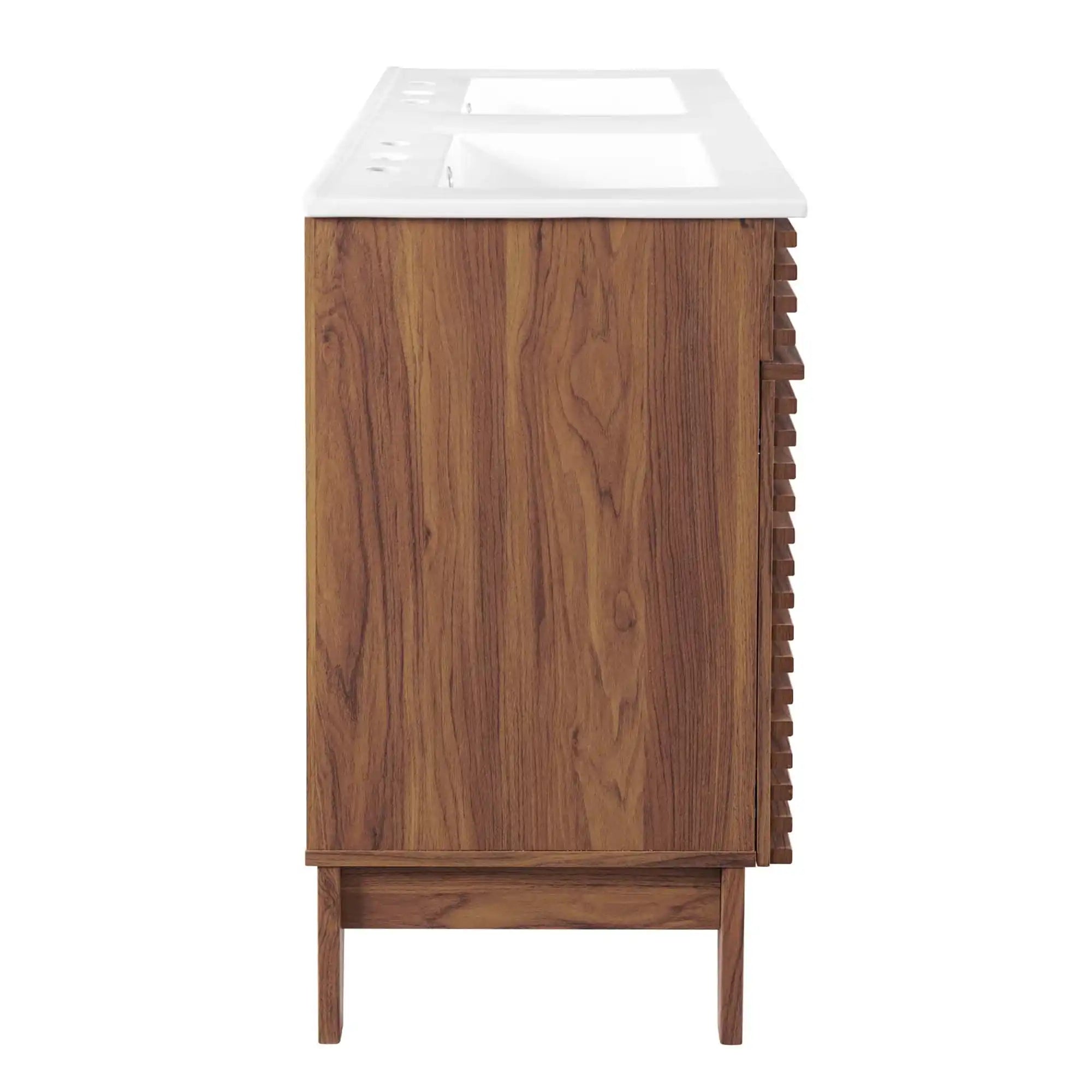 Render 48" Double Sink Bathroom Vanity by Modway - Best Buy Furniture