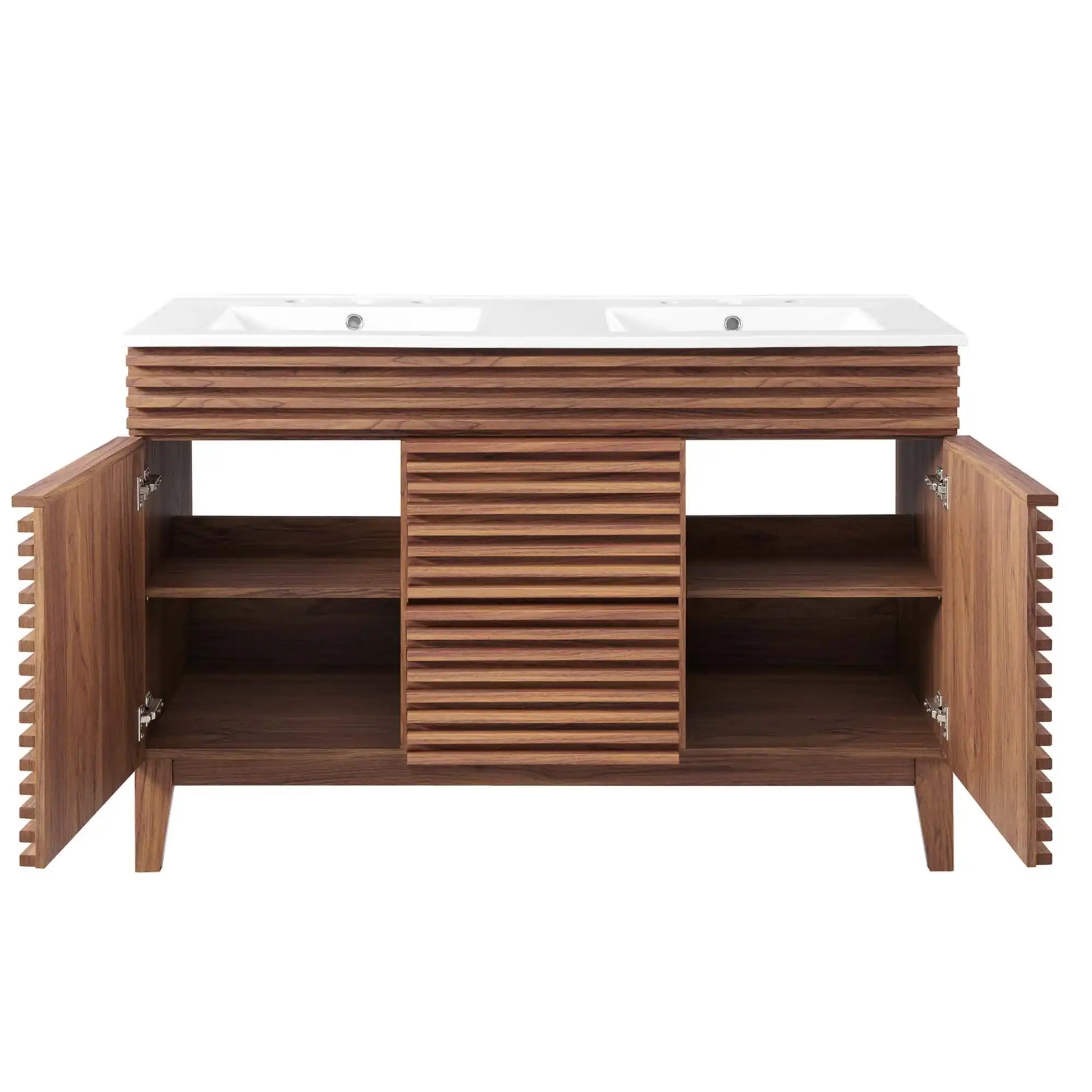 Render 48" Double Sink Bathroom Vanity by Modway - Best Buy Furniture