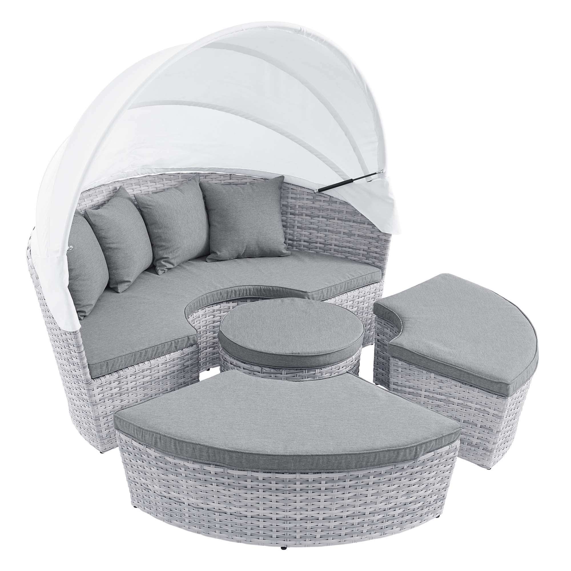 Scottsdale Canopy Outdoor Patio Daybed by Modway - Best Buy Furniture