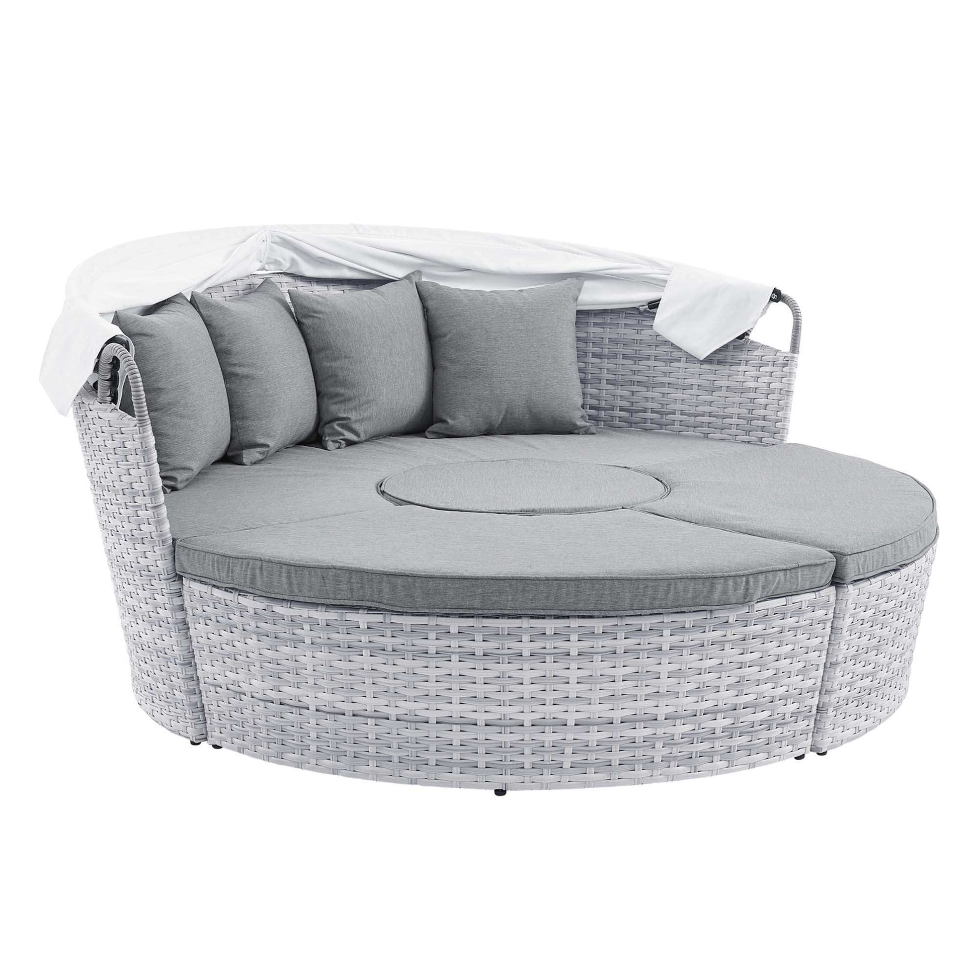 Scottsdale Canopy Outdoor Patio Daybed by Modway - Best Buy Furniture