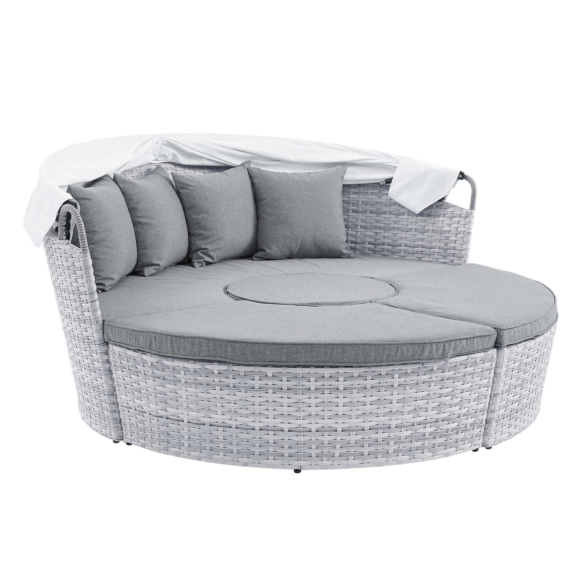 Scottsdale Canopy Outdoor Patio Daybed by Modway - Best Buy Furniture