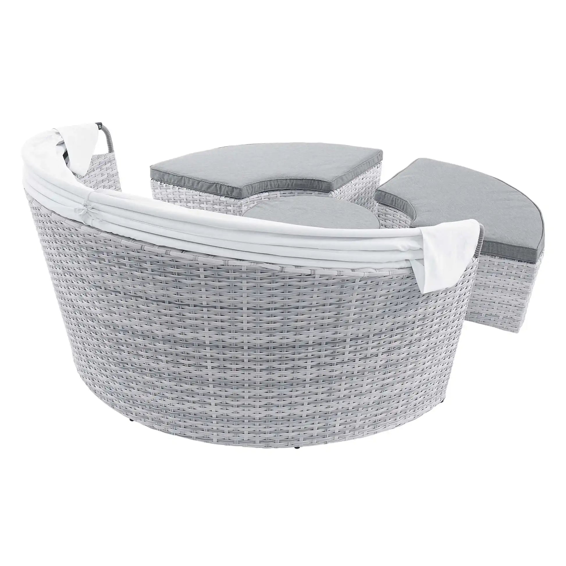 Scottsdale Canopy Outdoor Patio Daybed by Modway - Best Buy Furniture