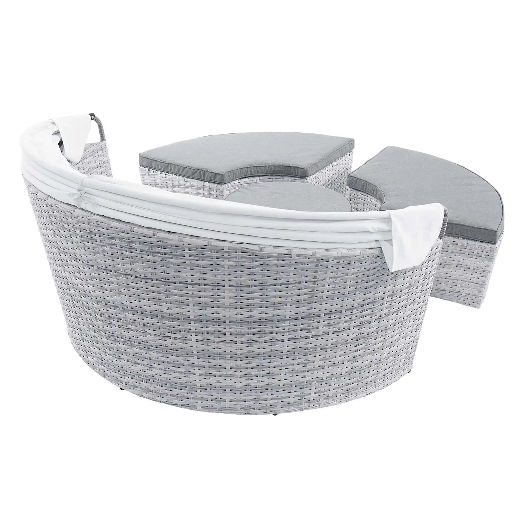Scottsdale Canopy Outdoor Patio Daybed by Modway - Best Buy Furniture