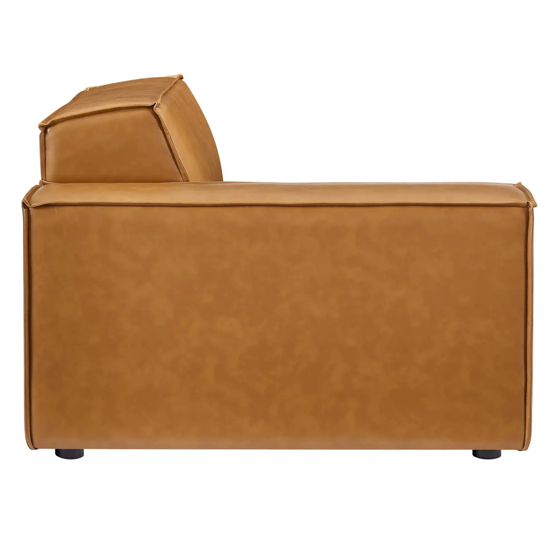 Restore Left-Arm Vegan Leather Sectional Sofa Chair by Modway - Best Buy Furniture