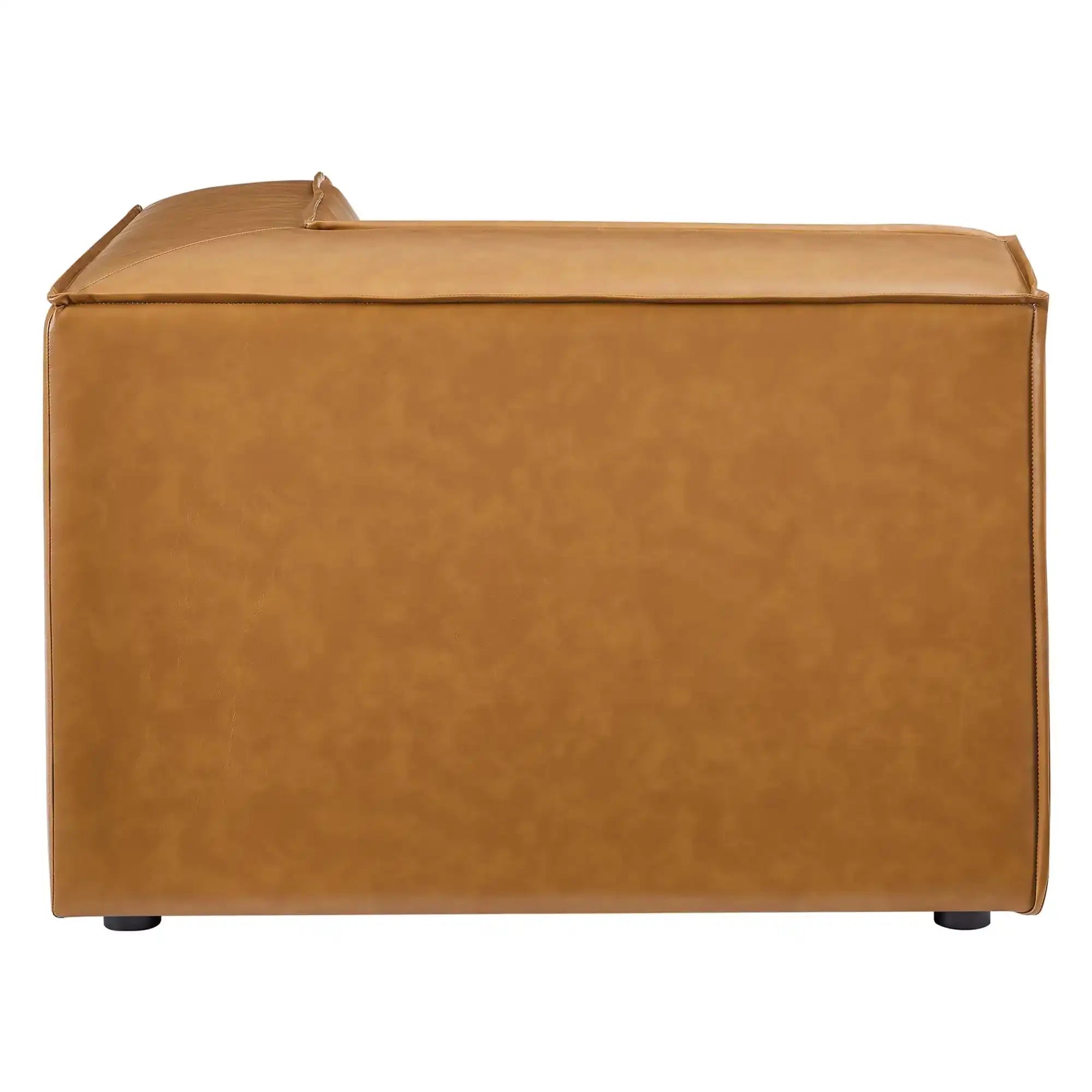 Restore Vegan Leather Sectional Sofa Corner Chair by Modway - Best Buy Furniture