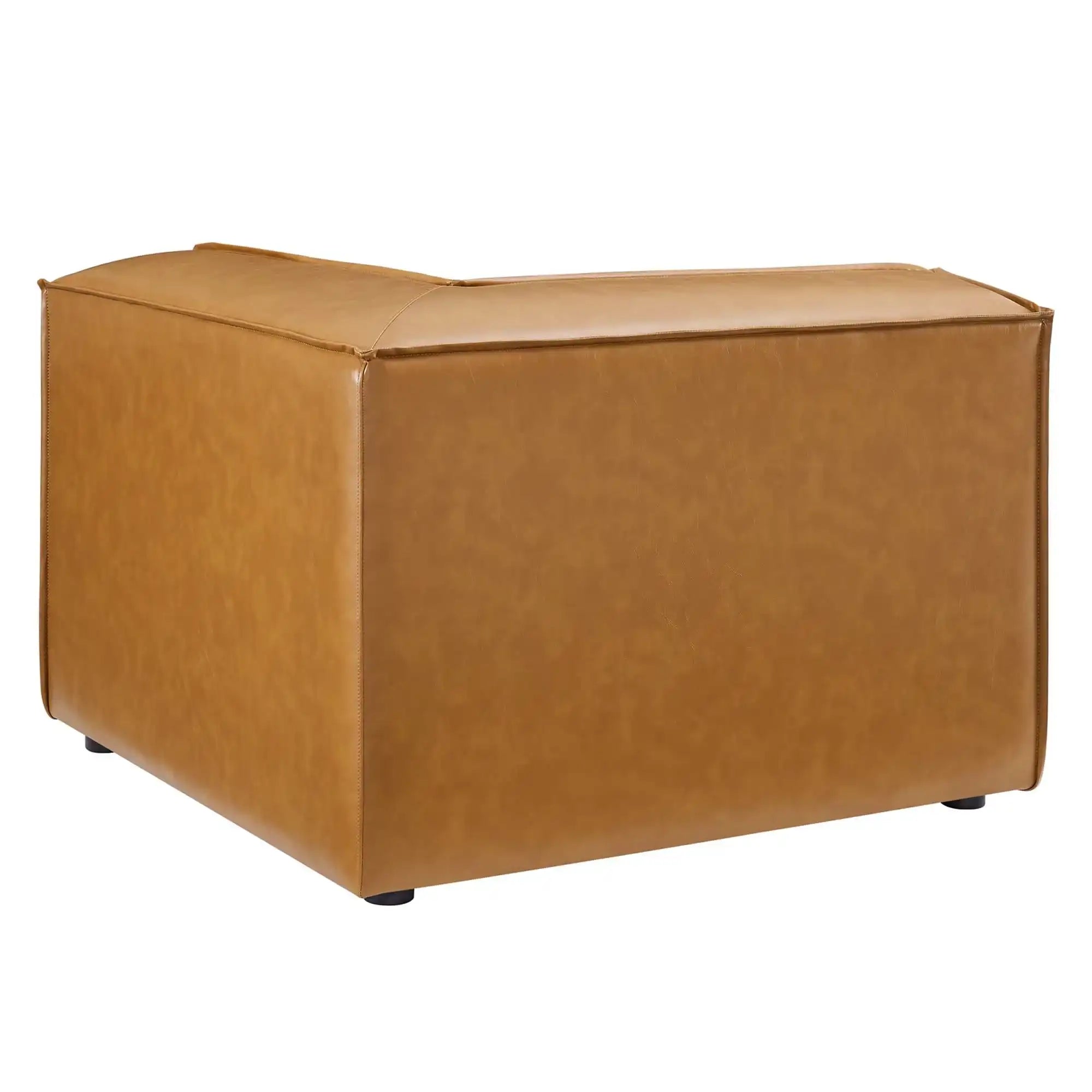 Restore Vegan Leather Sectional Sofa Corner Chair by Modway - Best Buy Furniture