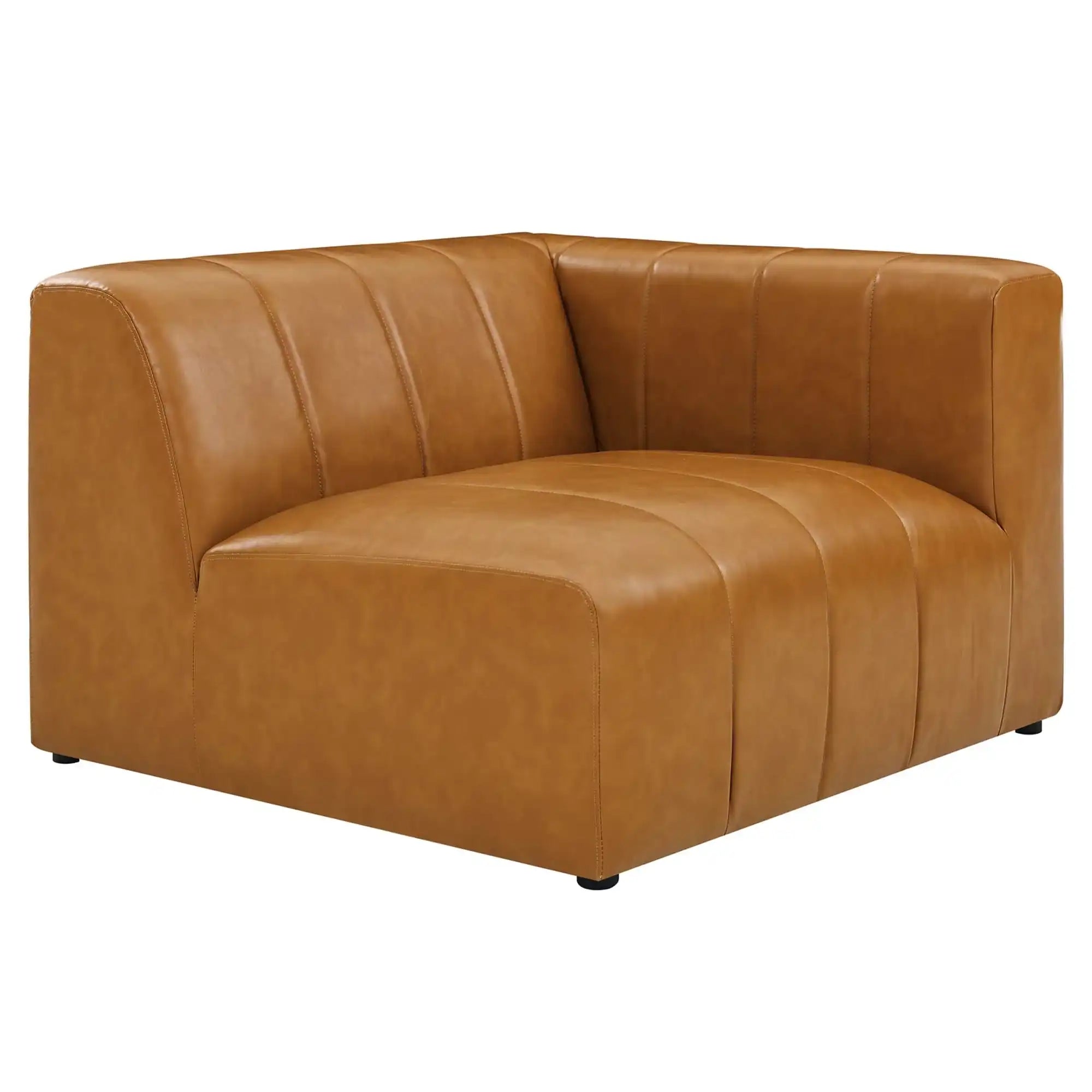 Bartlett 4-Piece Vegan Leather Sectional Sofa by Modway - Best Buy Furniture