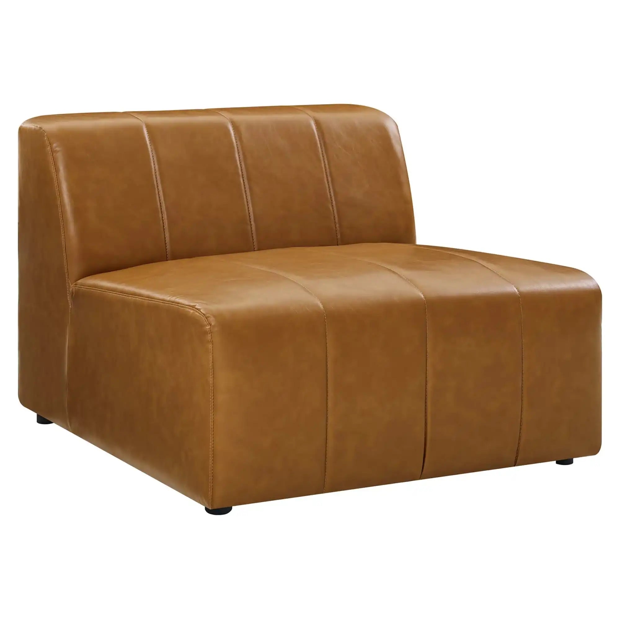 Bartlett 5-Piece Vegan Leather Sectional Sofa by Modway - Best Buy Furniture