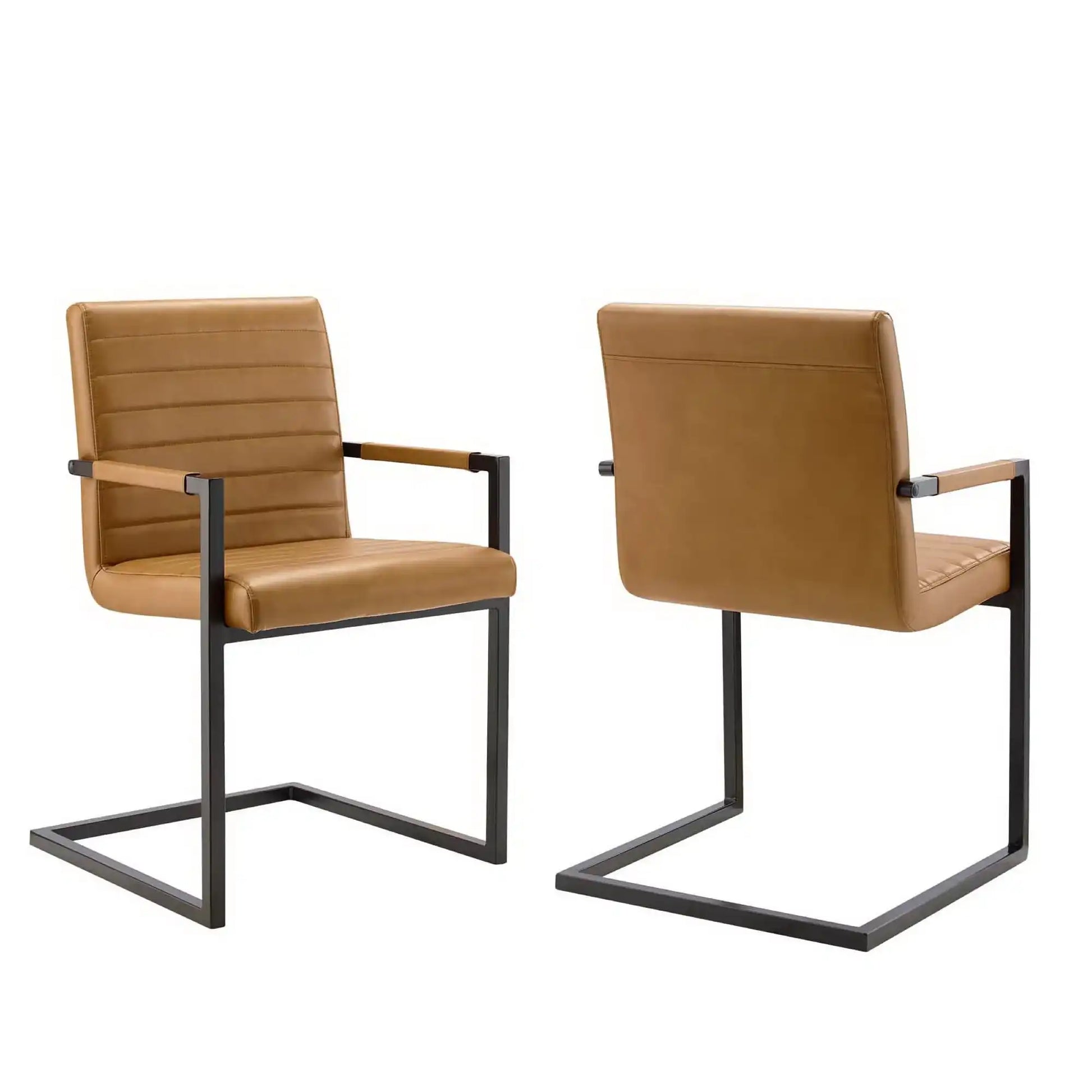 Savoy Vegan Leather Dining Chairs Set of 2 by Modway - Best Buy Furniture