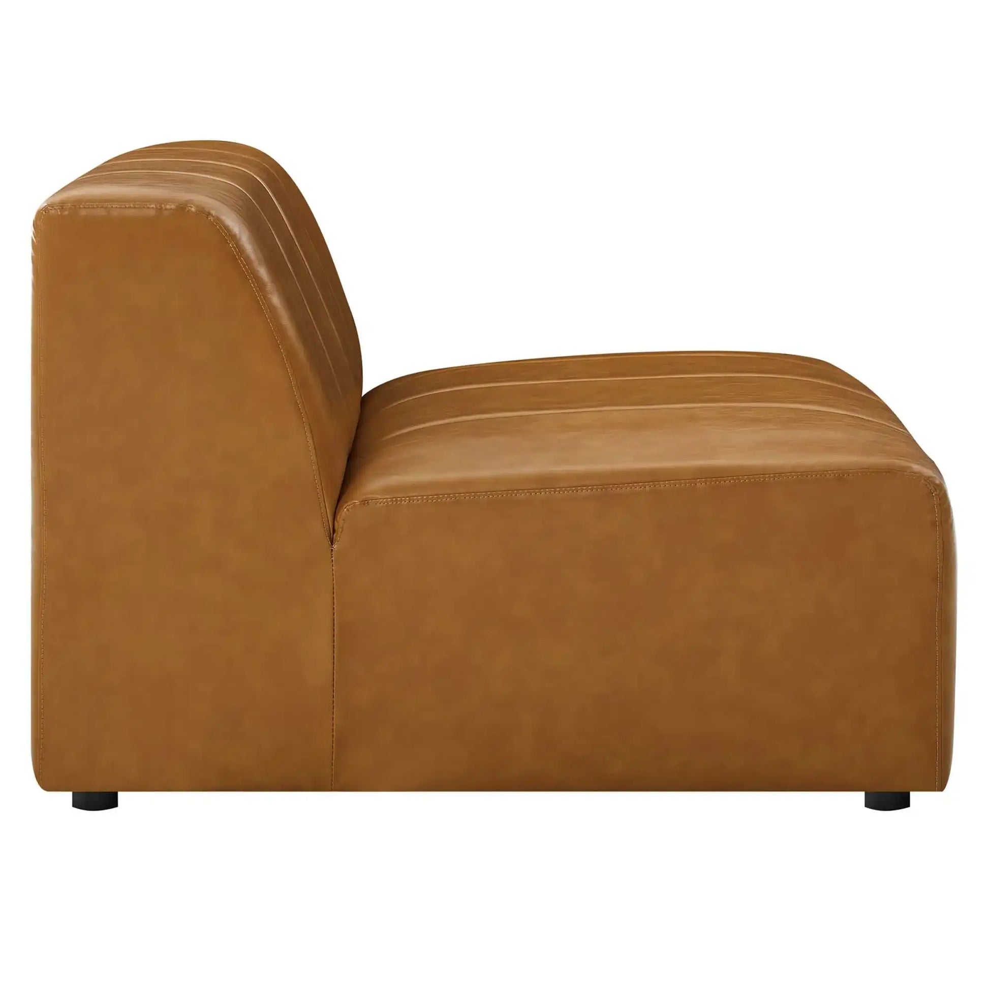 Bartlett 6-Piece Vegan Leather Sectional Sofa by Modway - Best Buy Furniture