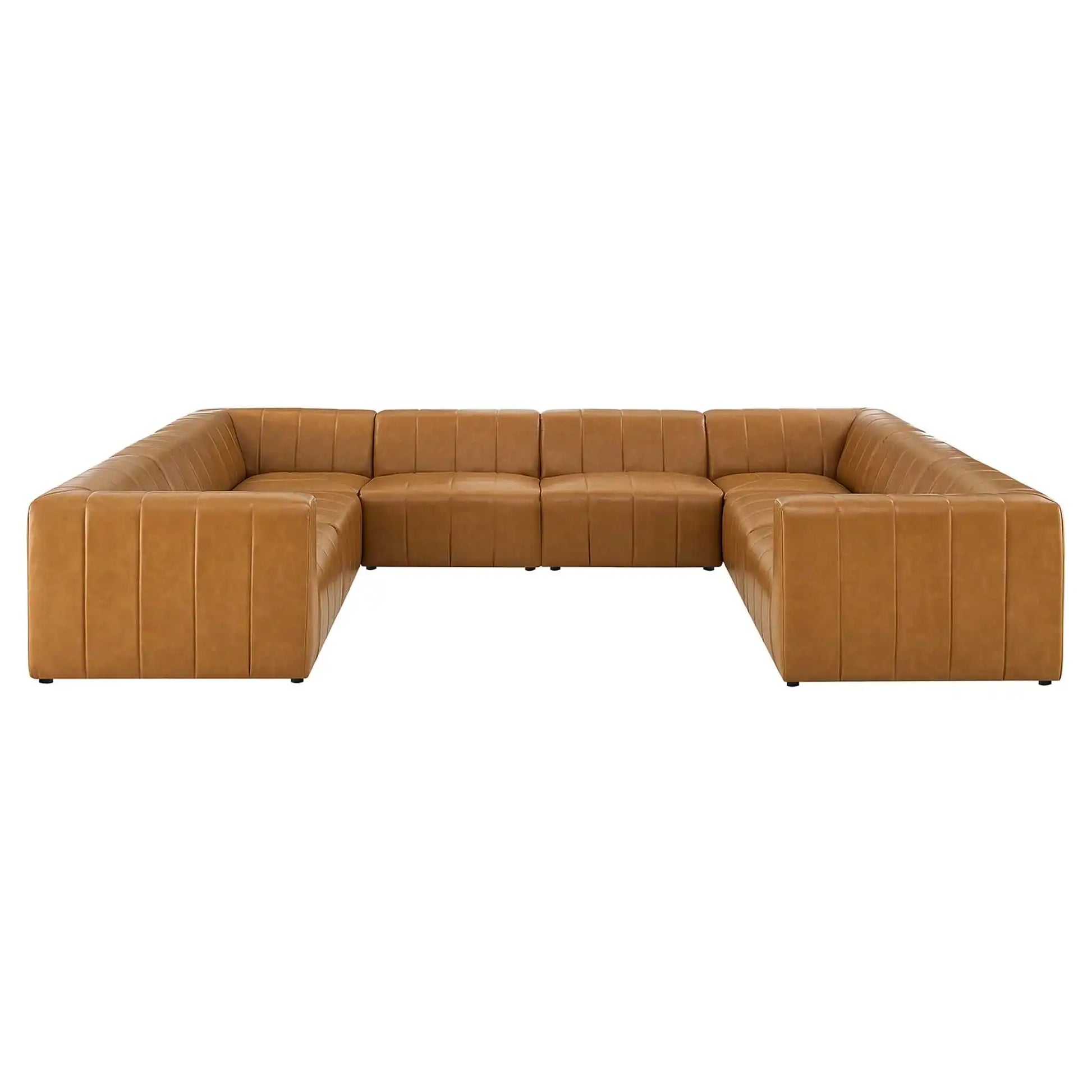 Bartlett 8-Piece Vegan Leather Sectional Sofa by Modway - Best Buy Furniture