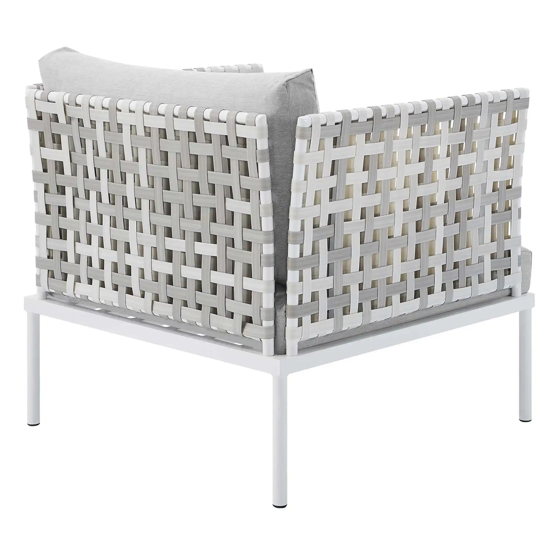 Harmony Sunbrella� Basket Weave Outdoor Patio Aluminum Armchair by Modway - Best Buy Furniture