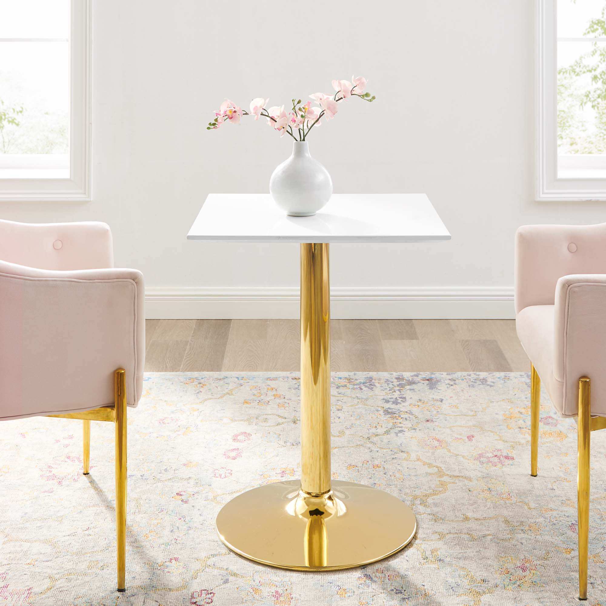 Verne 24" Square Dining Table by Modway - Best Buy Furniture