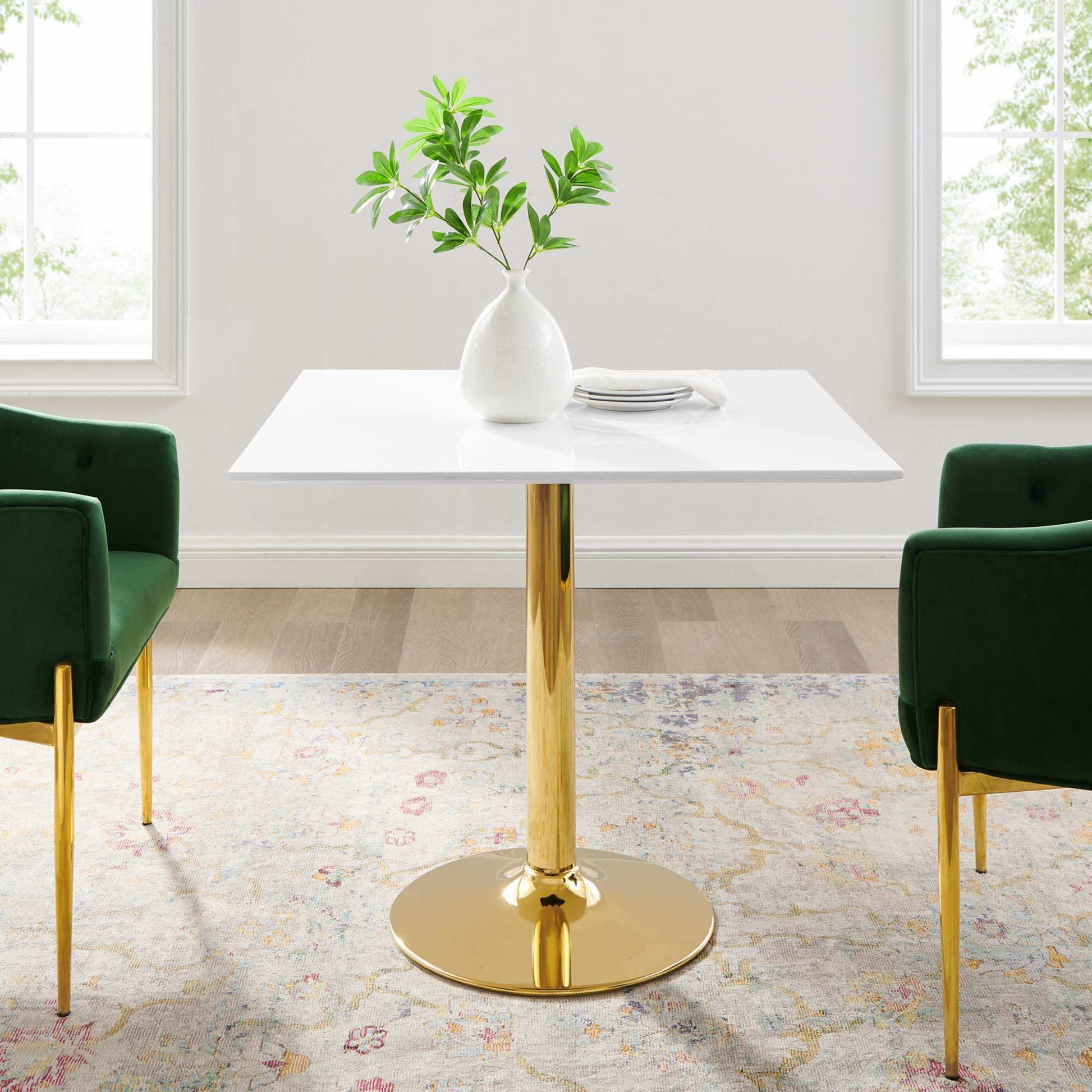 Verne 35" Square Dining Table by Modway - Best Buy Furniture