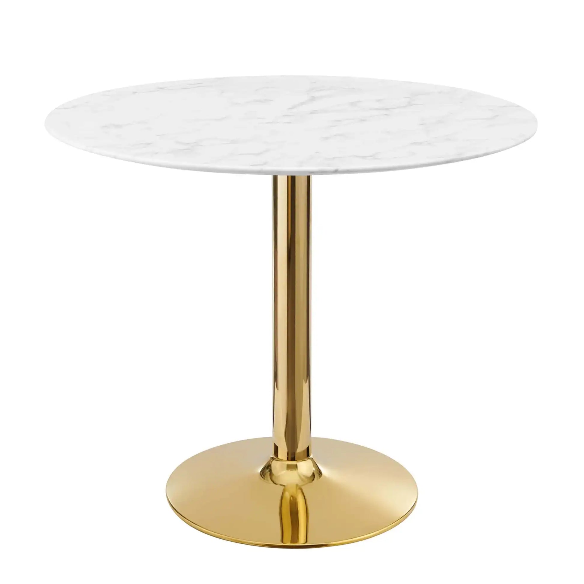 Verne 35" Artificial Marble Dining Table by Modway - Best Buy Furniture